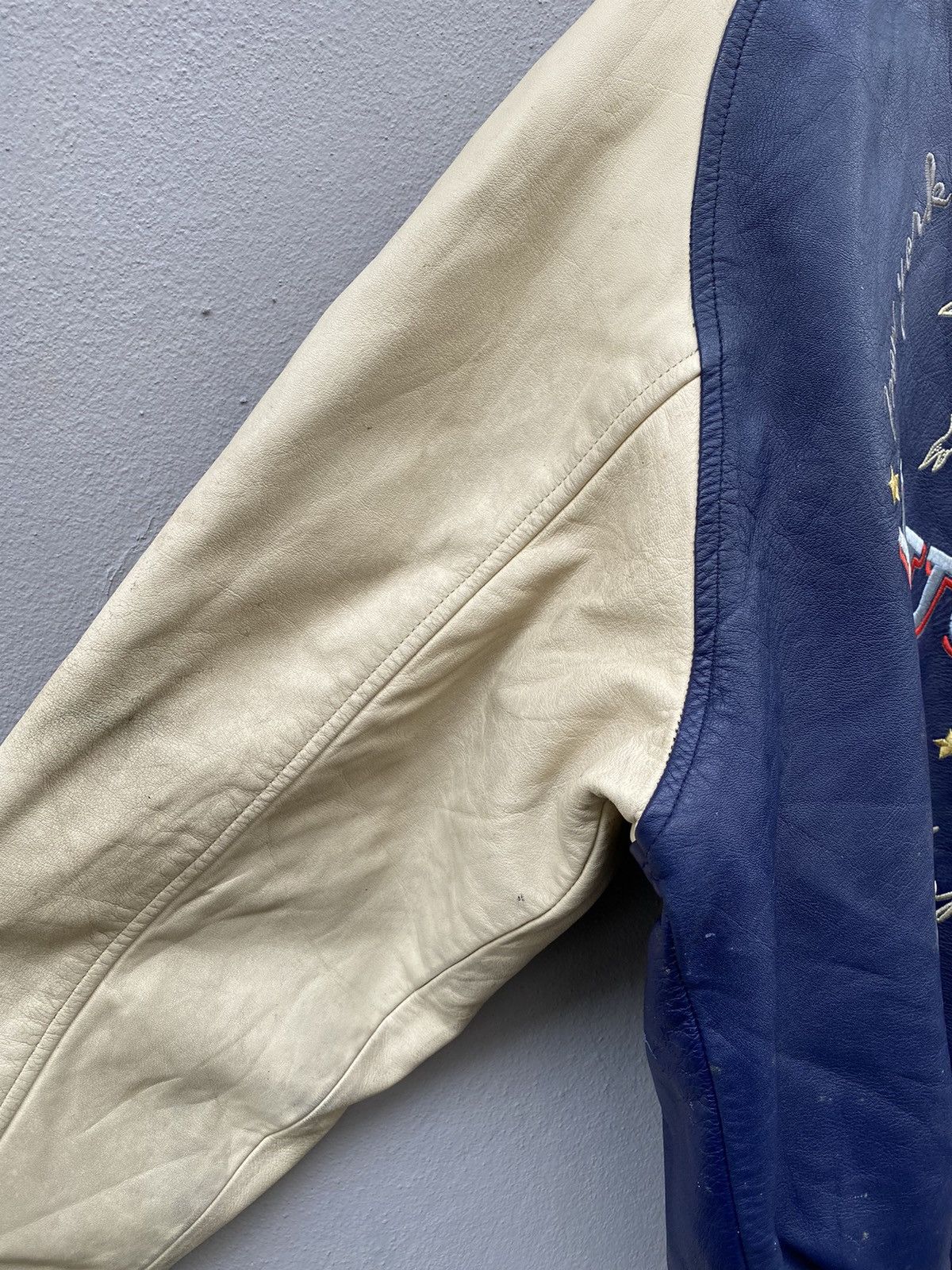Bugle Boy vintage rare OG 80’s american bugle boy varsity leather Size US L / EU 52-54 / 3 - 13 Thumbnail