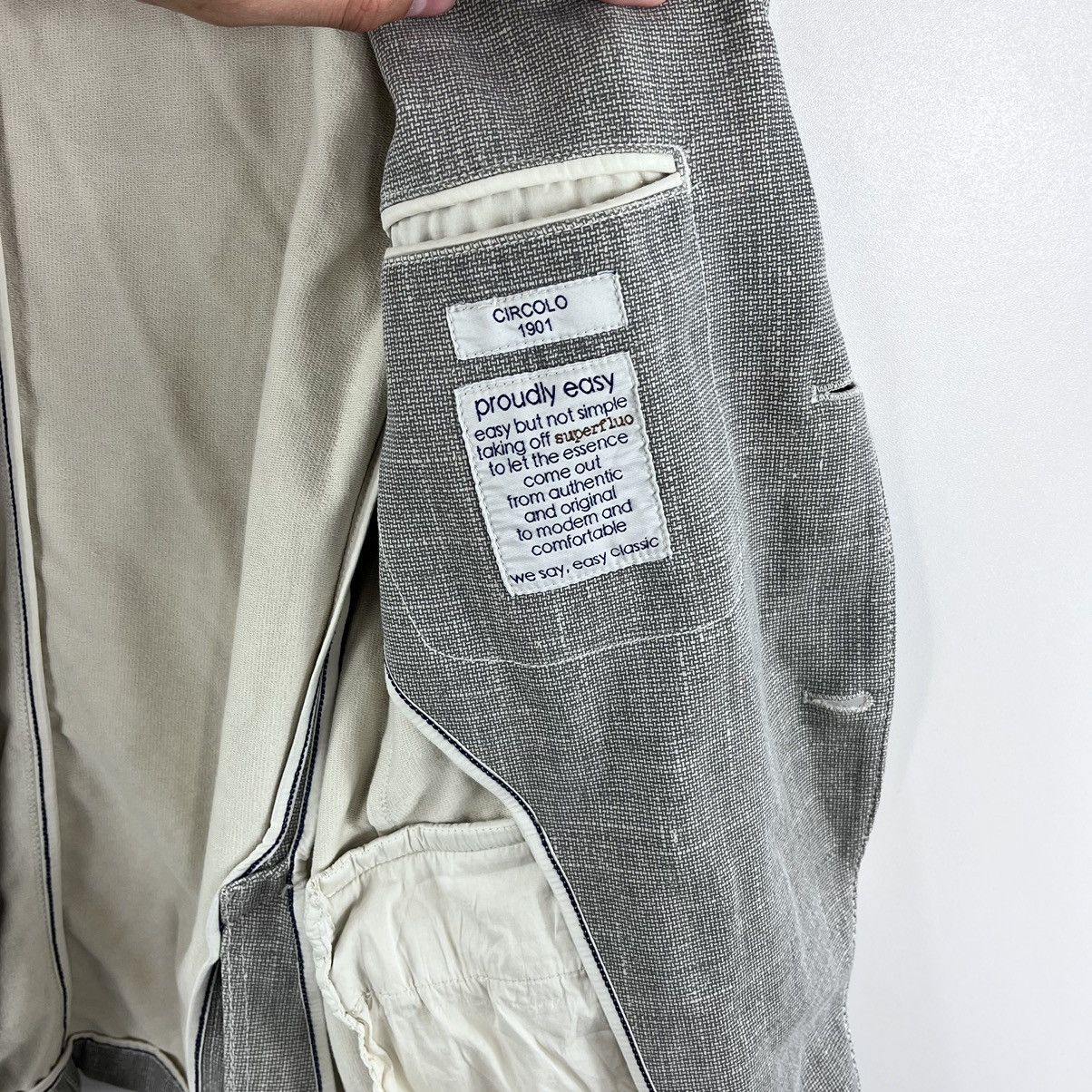 Circolo 1901 × Designer Circolo 1901 Blazer Jacket Double-Breasted Size M Size 42R - 12 Thumbnail