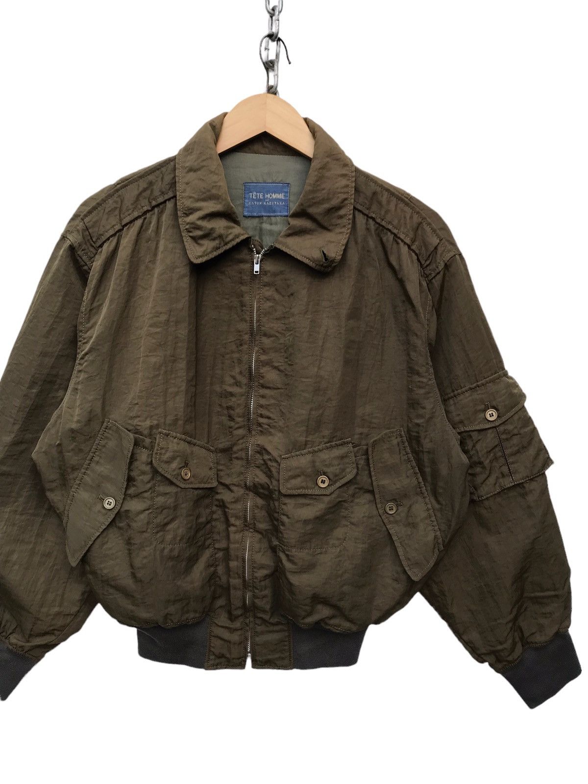Tete Homme Tete Homme Katoh Kazutaka Parachute Tactical Bombers Jacket Size US M / EU 48-50 / 2 - 3 Thumbnail