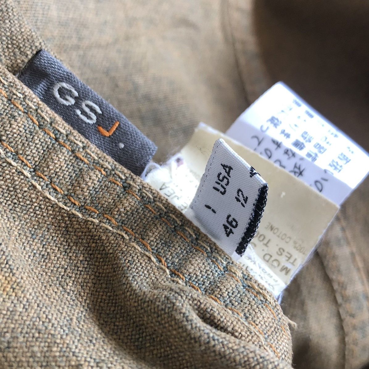 Rusty Vintage Denim Rust Jacket by Gabriele Strehle Jeans Size US S / EU 44-46 / 1 - 12 Thumbnail