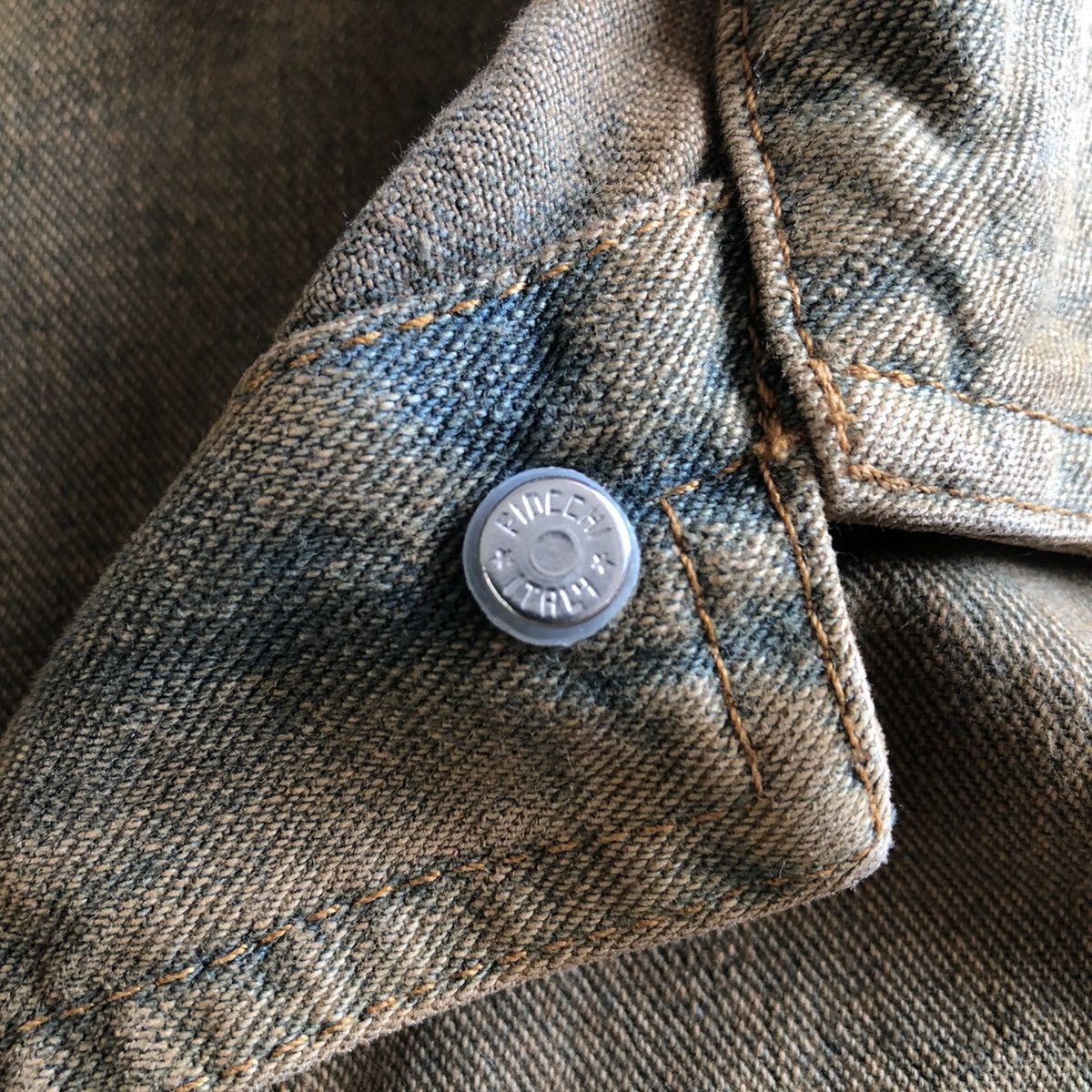 Rusty Vintage Denim Rust Jacket by Gabriele Strehle Jeans Size US S / EU 44-46 / 1 - 10 Thumbnail