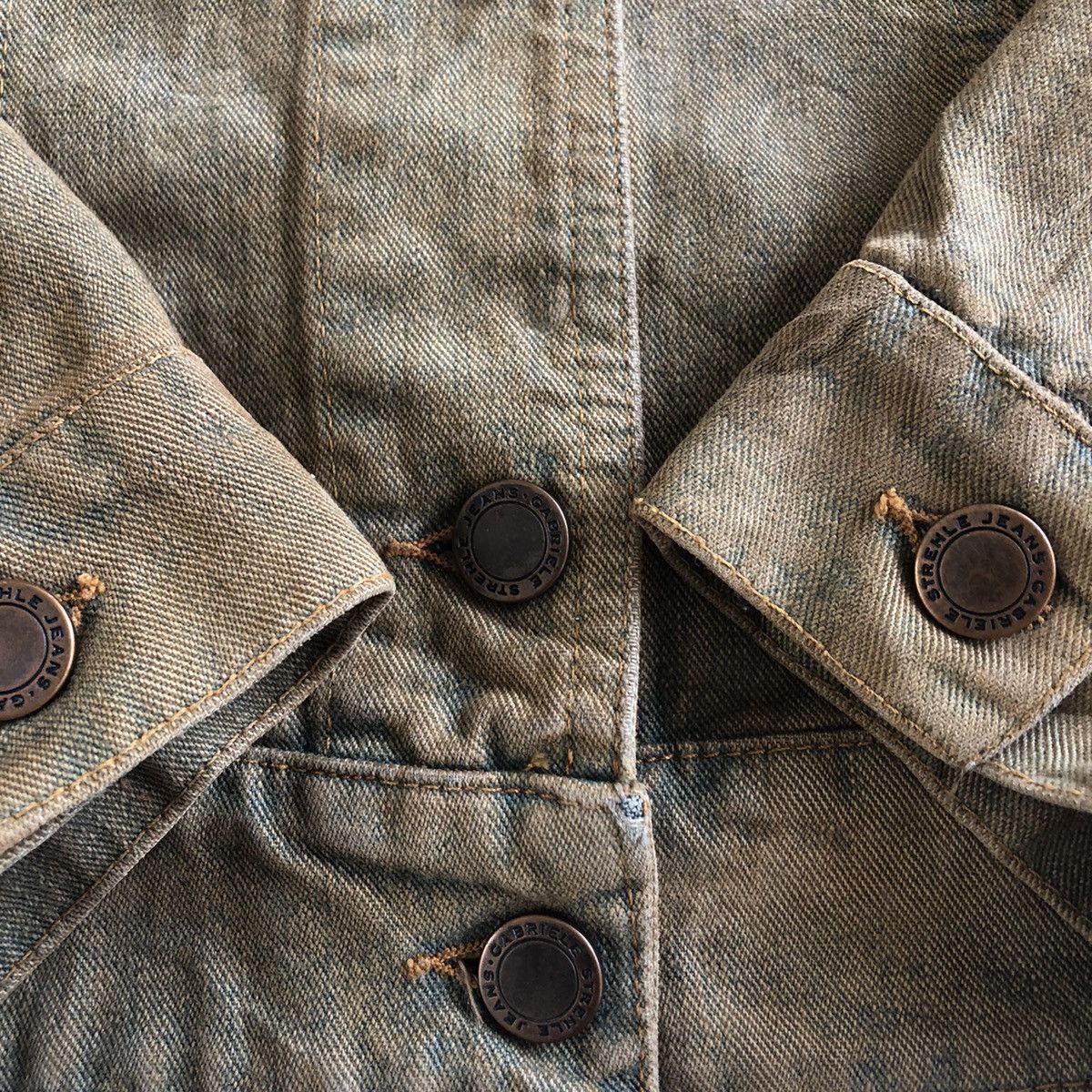 Rusty Vintage Denim Rust Jacket by Gabriele Strehle Jeans Size US S / EU 44-46 / 1 - 7 Thumbnail
