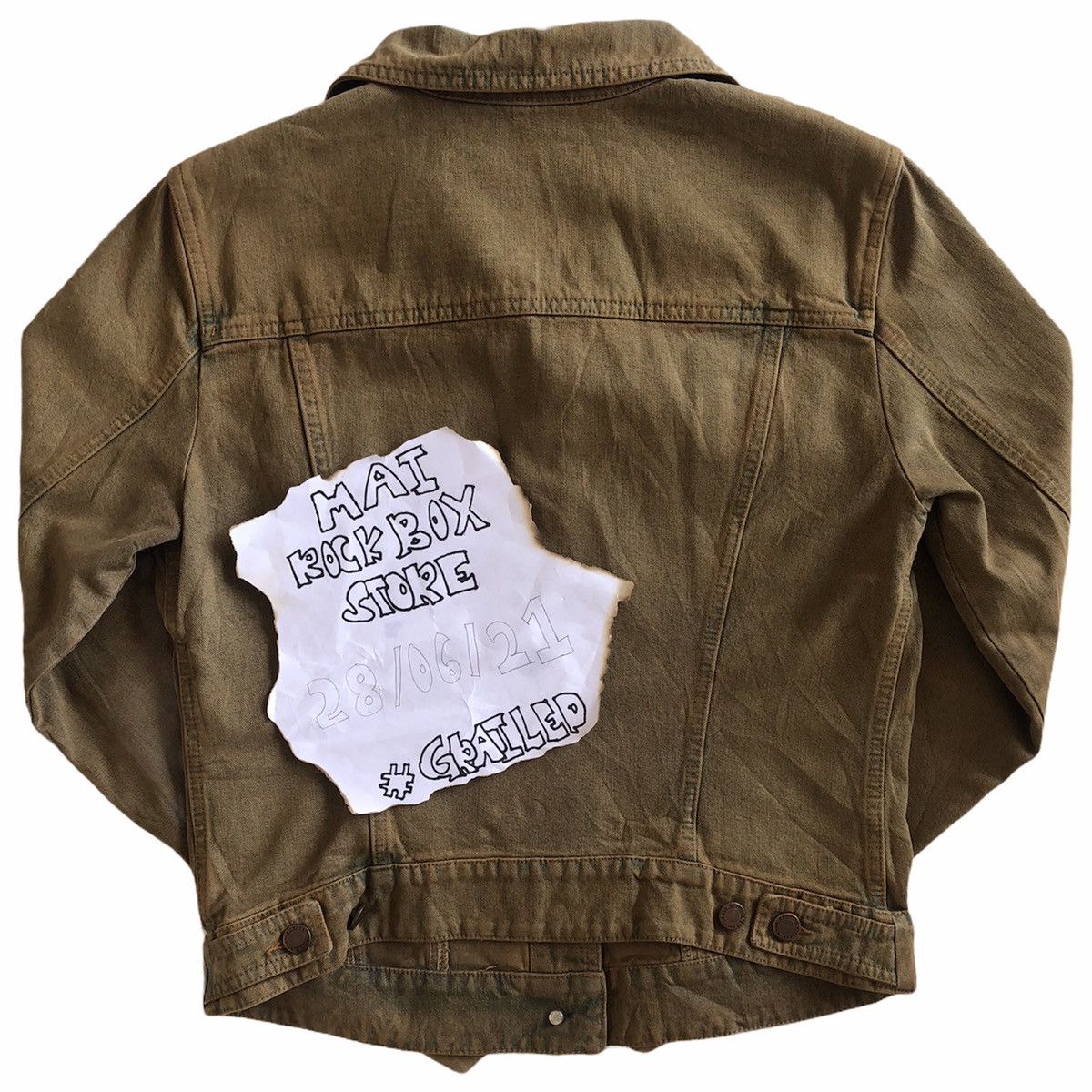Rusty Vintage Denim Rust Jacket by Gabriele Strehle Jeans Size US S / EU 44-46 / 1 - 4 Thumbnail