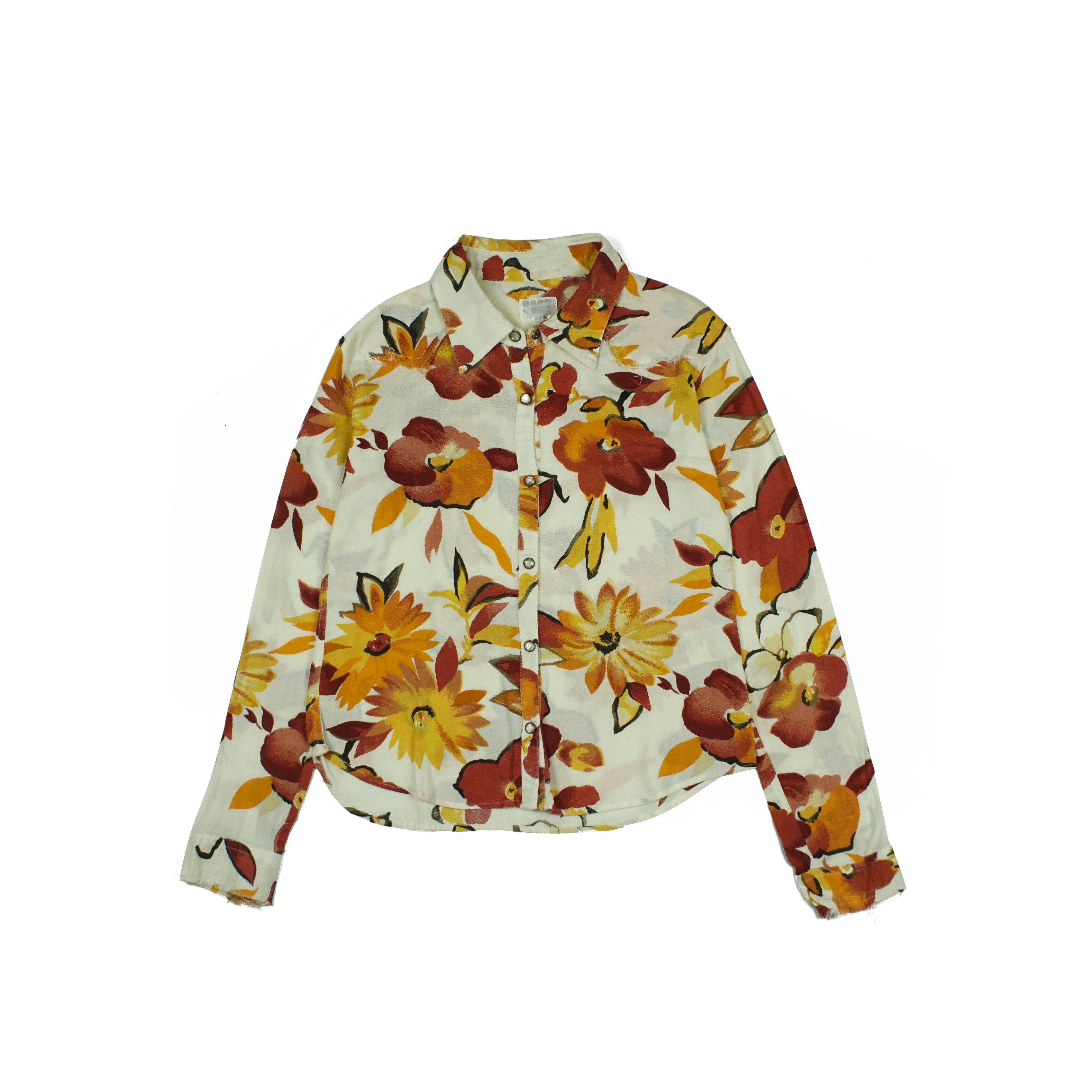 Takeo Kikuchi *NoTariff Takeo Kikuchi Floral Shirts Size M / US 6-8 / IT 42-44 - 1 Thumbnail