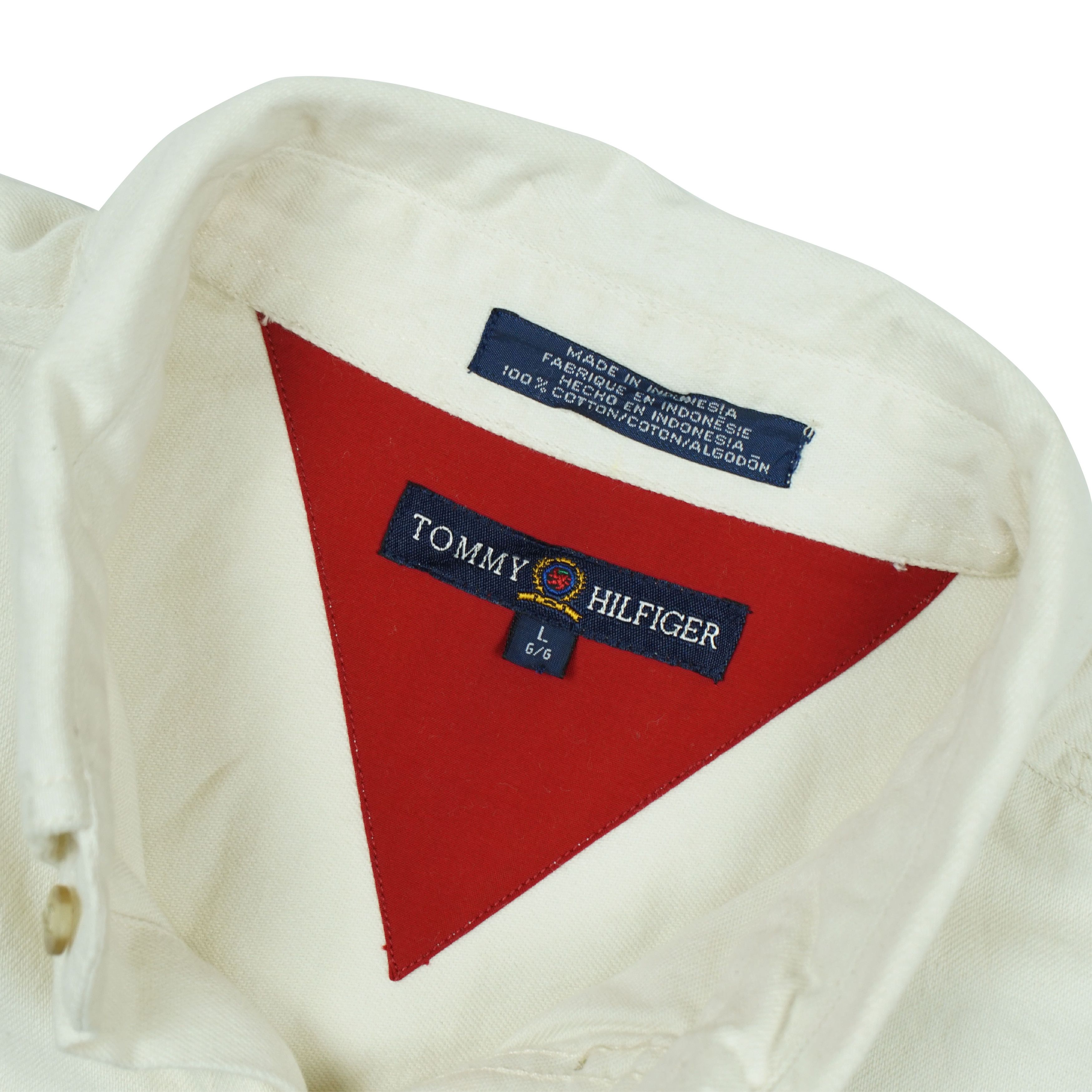 Tommy Hilfiger *NoTariff Tommy Hilfiger Big Logo Shirts Size US L / EU 52-54 / 3 - 5 Thumbnail