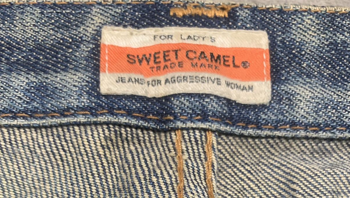 Japanese Brand Vintage 90s Camel Flare Bootcut Jeans Size US 31 - 10 Thumbnail