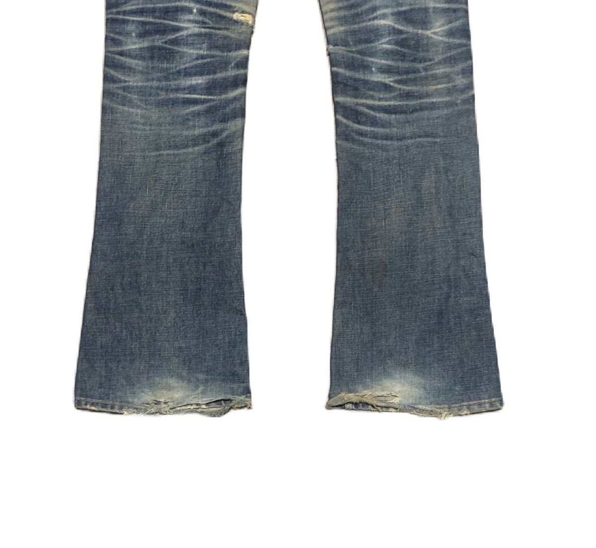 Japanese Brand Vintage 90s Camel Flare Bootcut Jeans Size US 31 - 4 Thumbnail