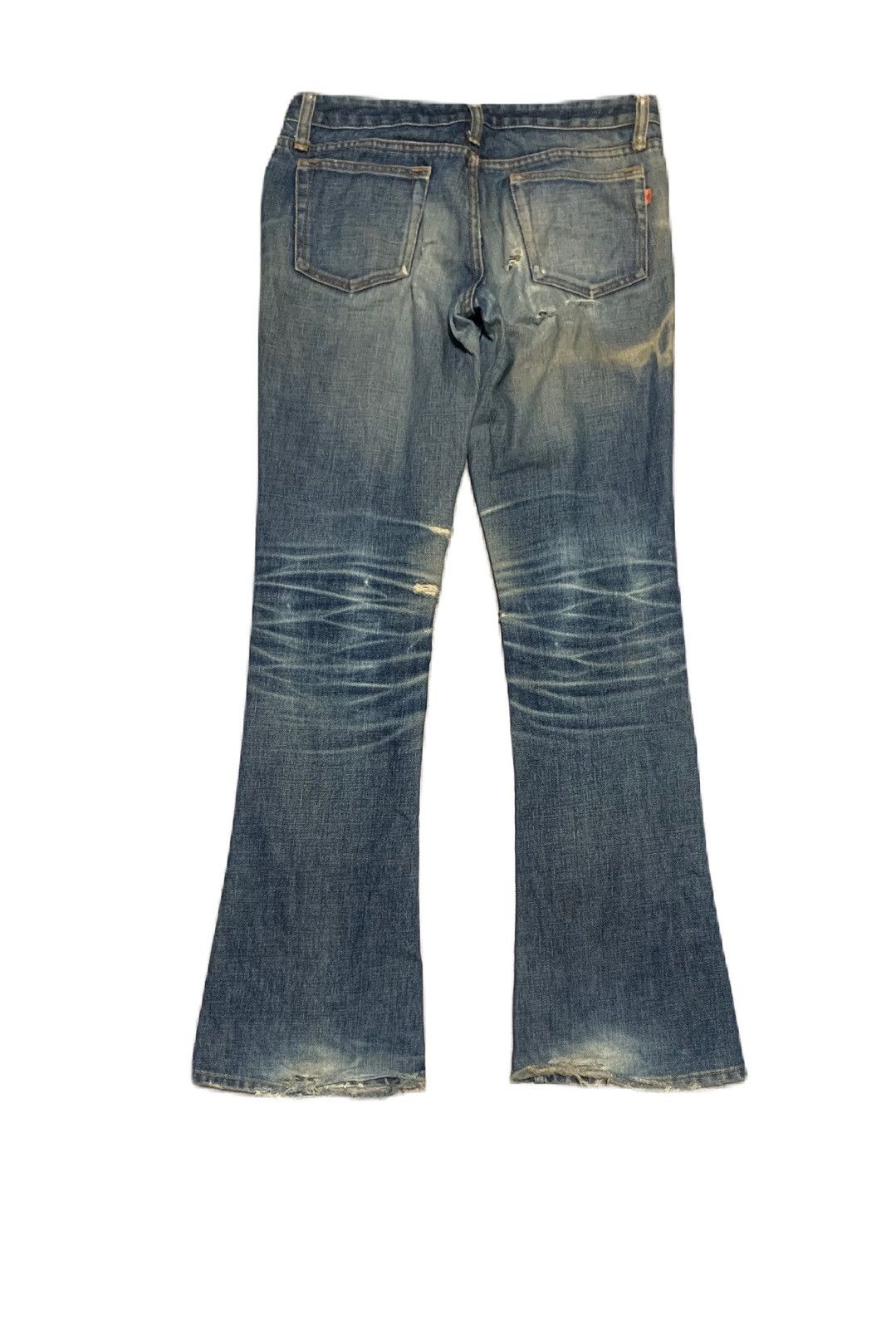 Japanese Brand Vintage 90s Camel Flare Bootcut Jeans Size US 31 - 3 Thumbnail
