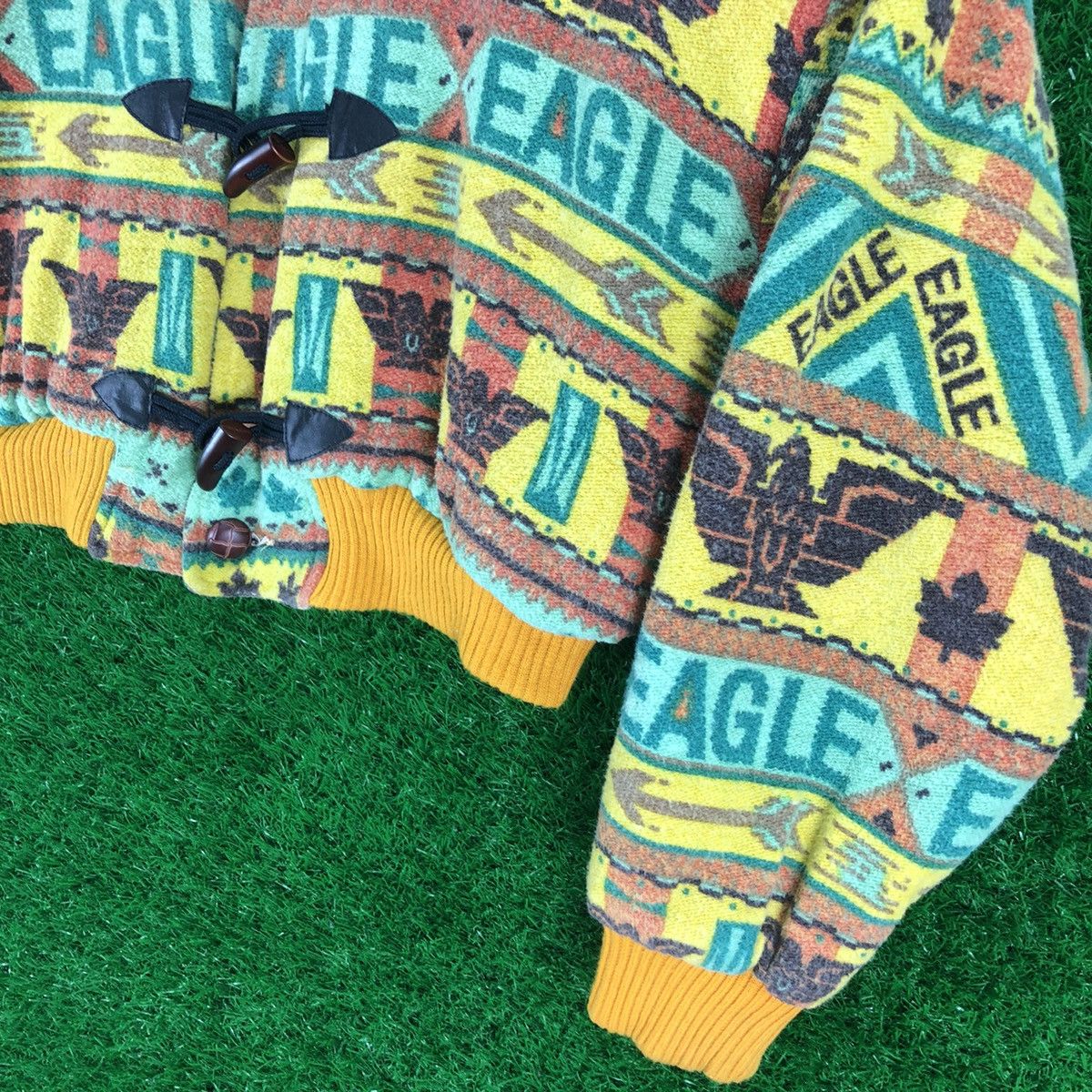 Japanese Brand Vintage 80's Duffle Sweater Hoodie Baggy Cropped Style Size M / US 6-8 / IT 42-44 - 3 Thumbnail