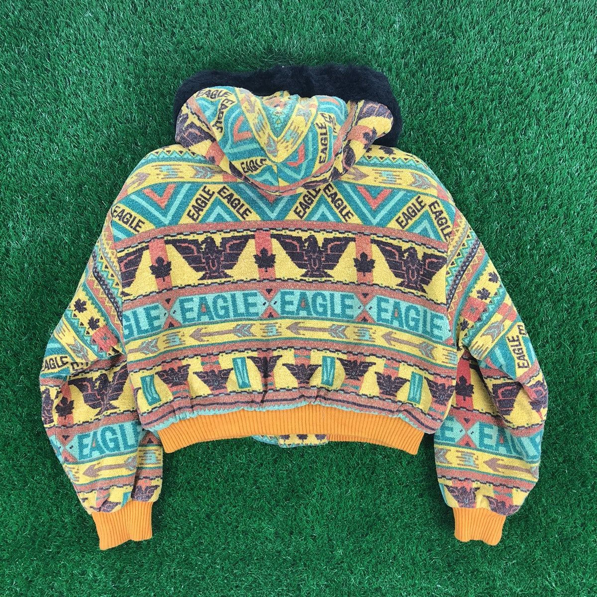 Japanese Brand Vintage 80's Duffle Sweater Hoodie Baggy Cropped Style Size M / US 6-8 / IT 42-44 - 4 Thumbnail