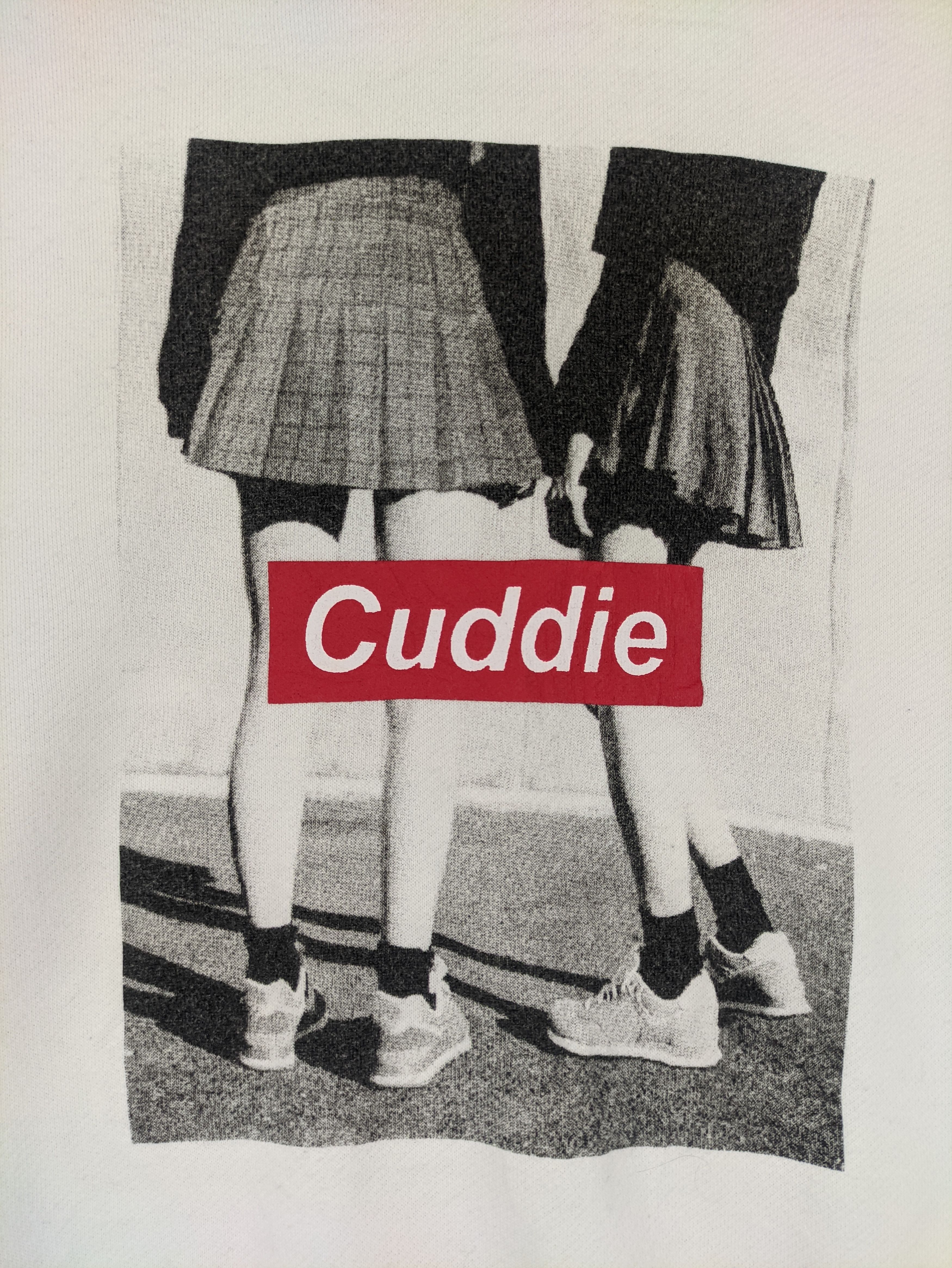 Japanese Brand Steals🔥Cropped Sweatshirt by Love Toxic Side Tape Size M / US 6-8 / IT 42-44 - 5 Thumbnail