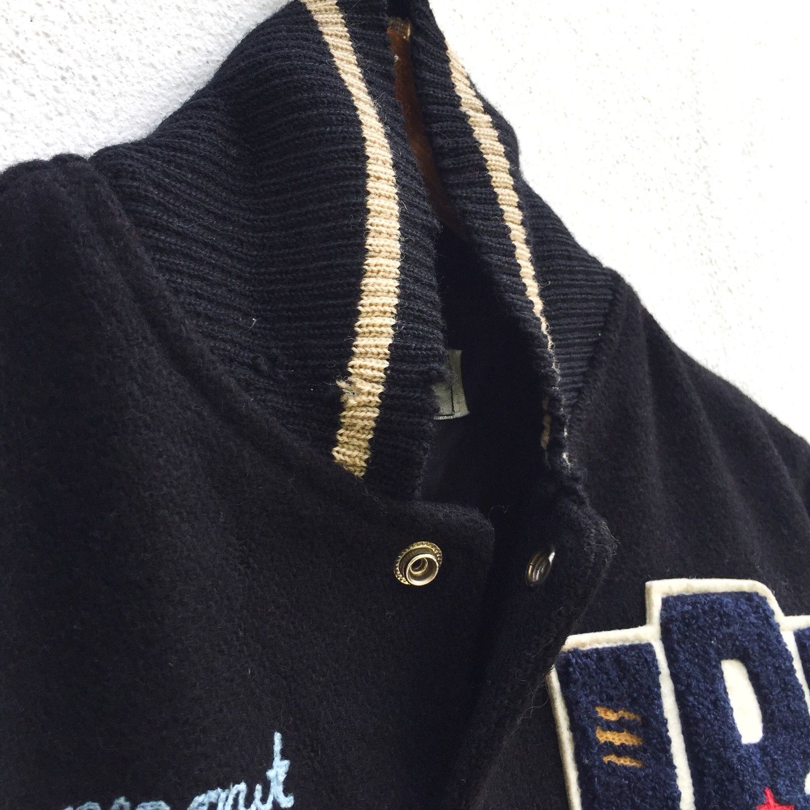 HOLLYWOOD RANCH MARKET RARE🔥HRM "Memory of Nepal" Varsity Leather Jacket Size US S / EU 44-46 / 1 - 8 Thumbnail