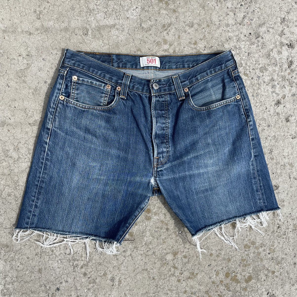Levi's × Vintage Vintage Levi’s 501 Shorts Jeans W34xL32 Streetwear 90s Size US 34 / EU 50 - 2 Thumbnail