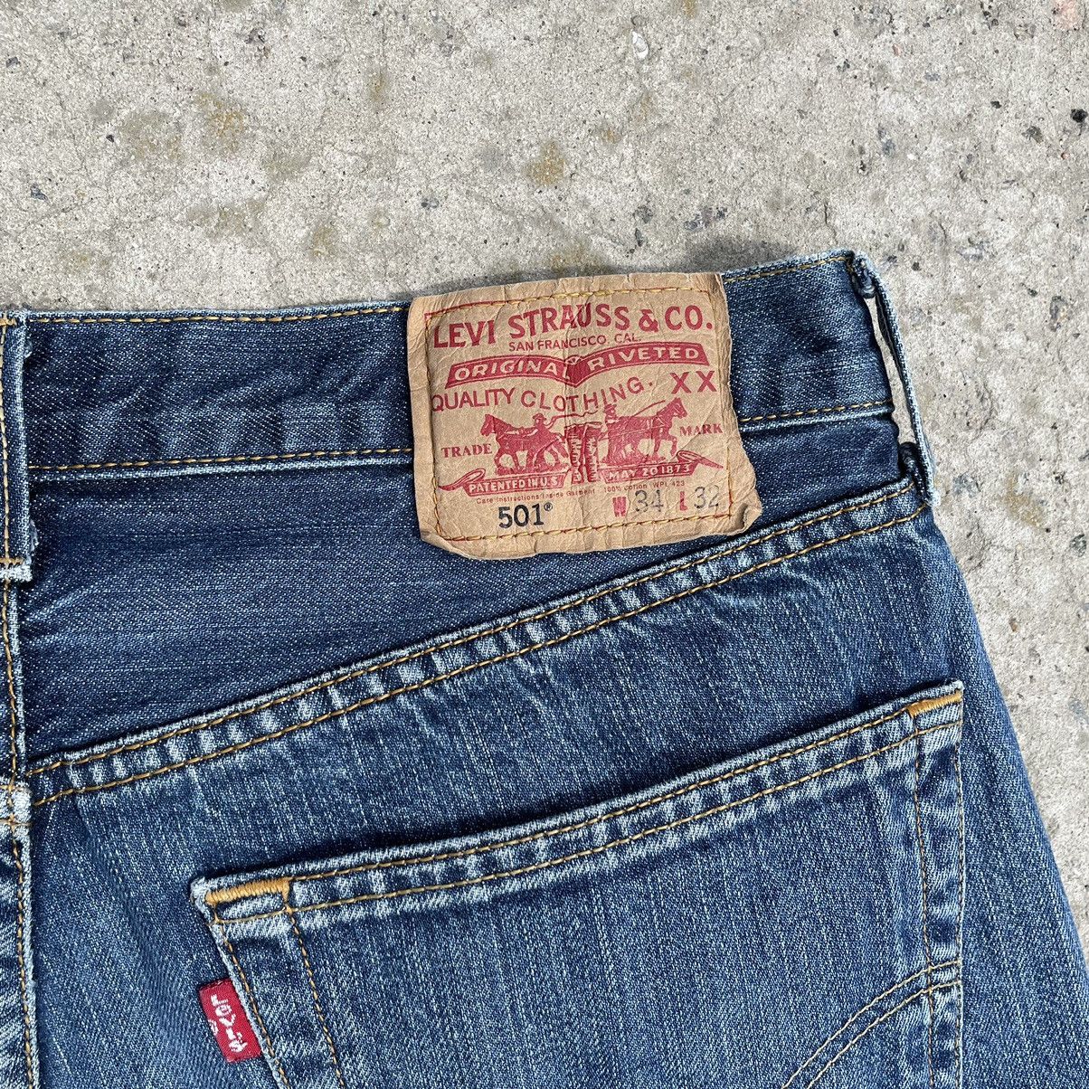 Levi's × Vintage Vintage Levi’s 501 Shorts Jeans W34xL32 Streetwear 90s Size US 34 / EU 50 - 5 Thumbnail