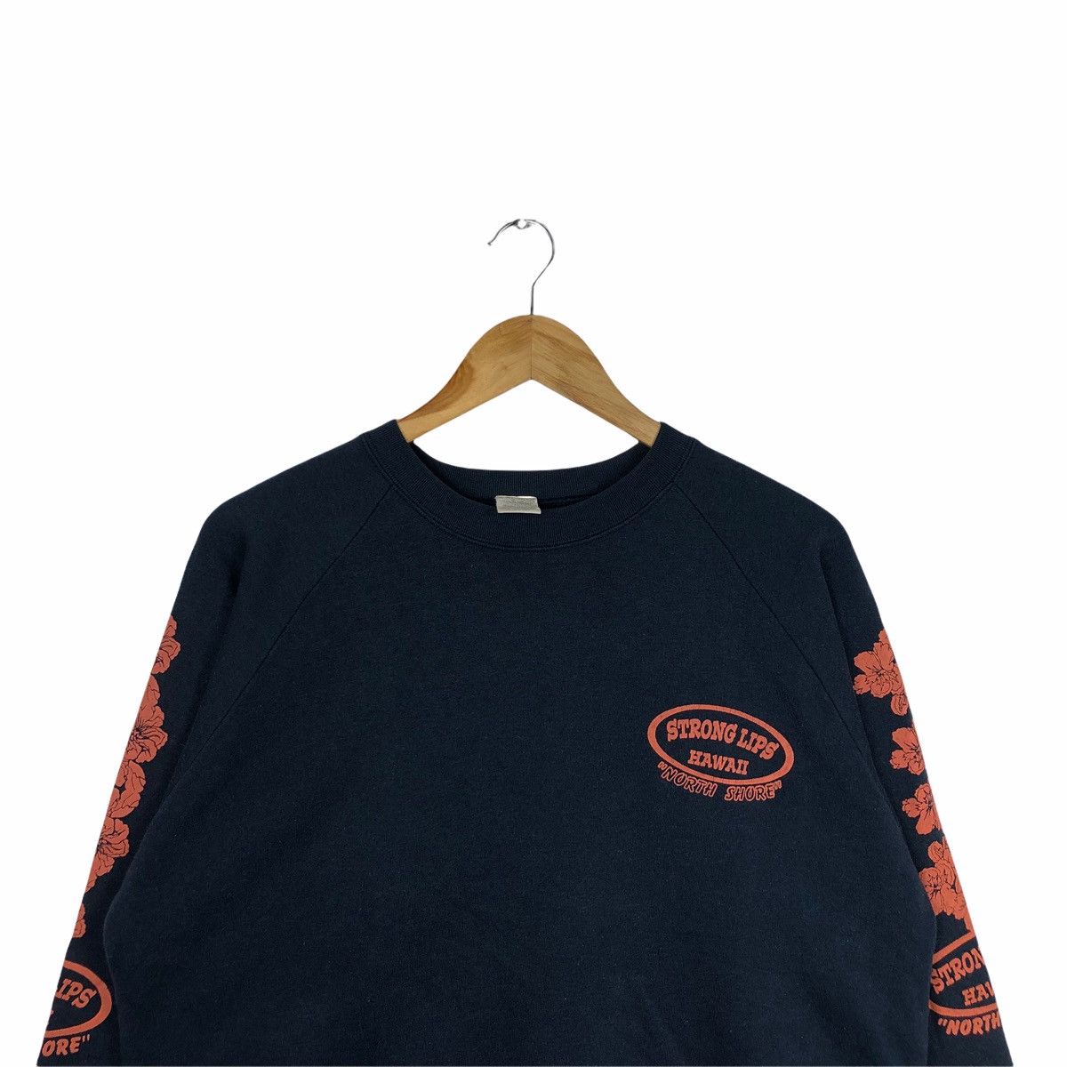 Vintage VINTAGE STRONG LIPS HAWAI SWEATSHIRT CASUAL JUMPER Size US L / EU 52-54 / 3 - 2 Thumbnail
