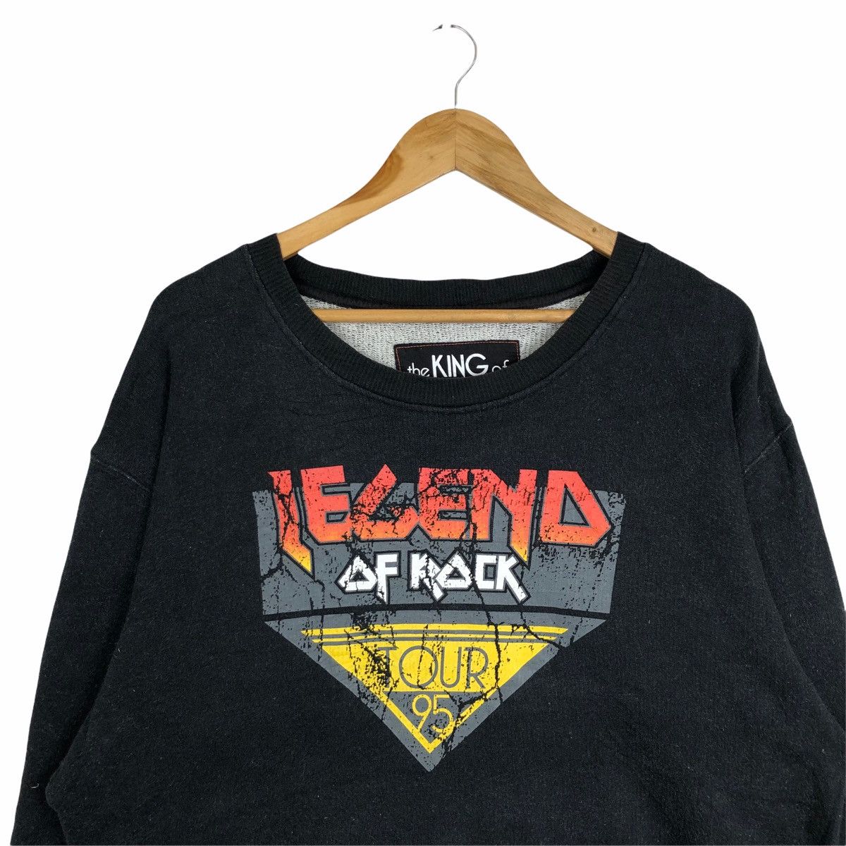 Vintage VINTAGE LEGEND OF ROCK TOUR 1995 SWEATSHIRT CASUAL JUMPER Size US L / EU 52-54 / 3 - 2 Thumbnail
