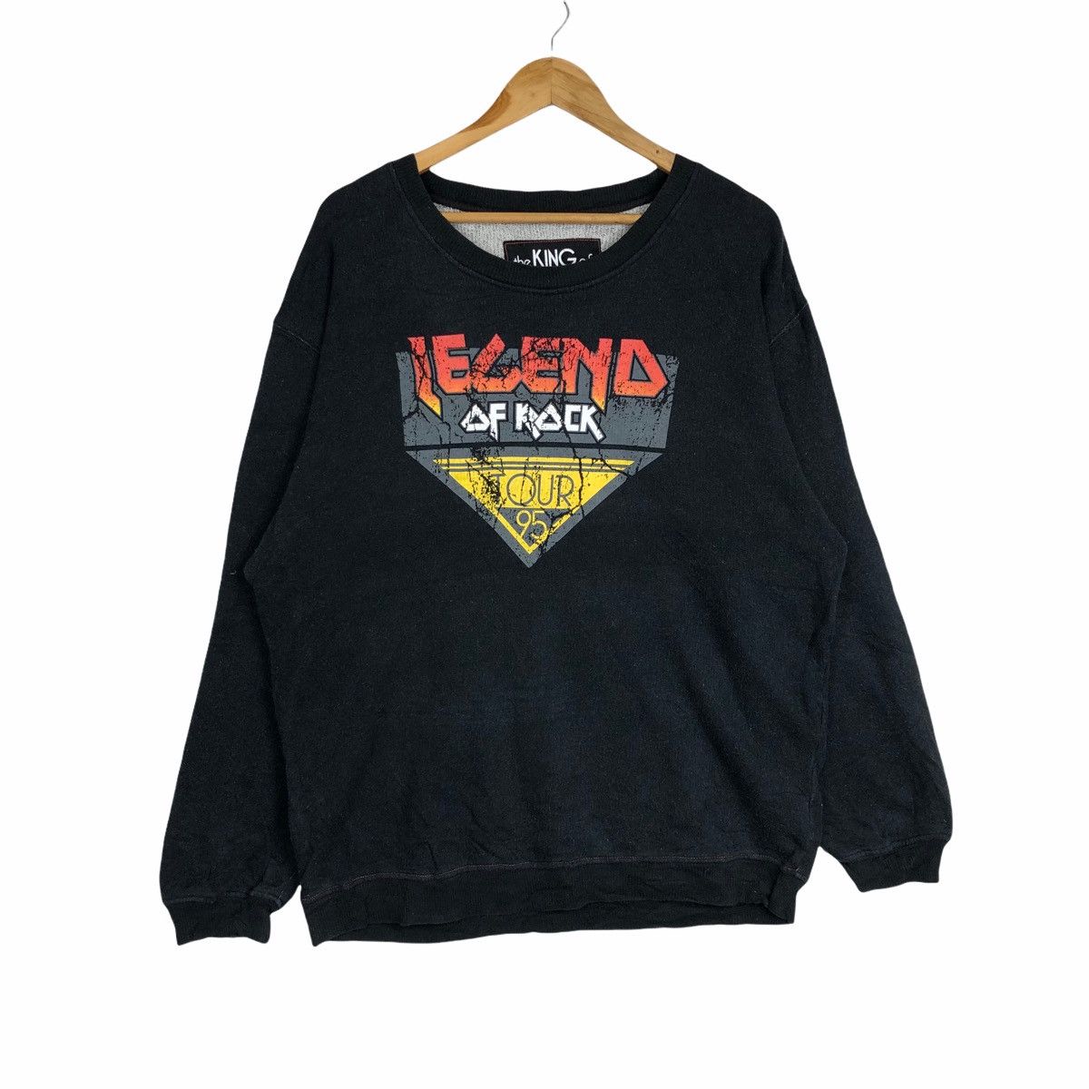 Vintage VINTAGE LEGEND OF ROCK TOUR 1995 SWEATSHIRT CASUAL JUMPER Size US L / EU 52-54 / 3 - 1 Thumbnail