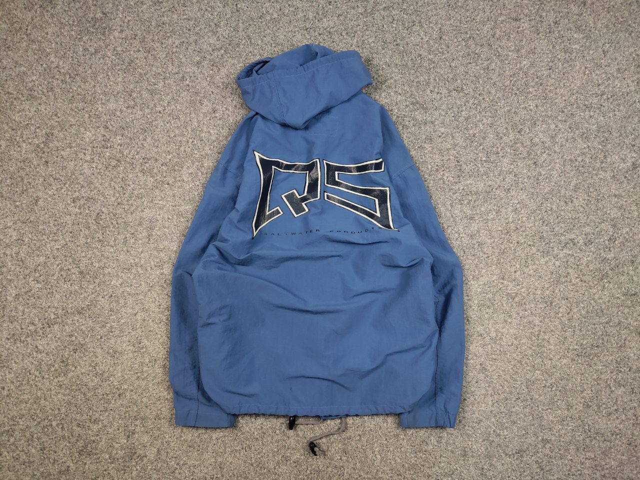 Quiksilver Vintage 90's Quiksilver Saltwater Light Blue big Logo Jacket Size US S / EU 44-46 / 1 - 1 Thumbnail