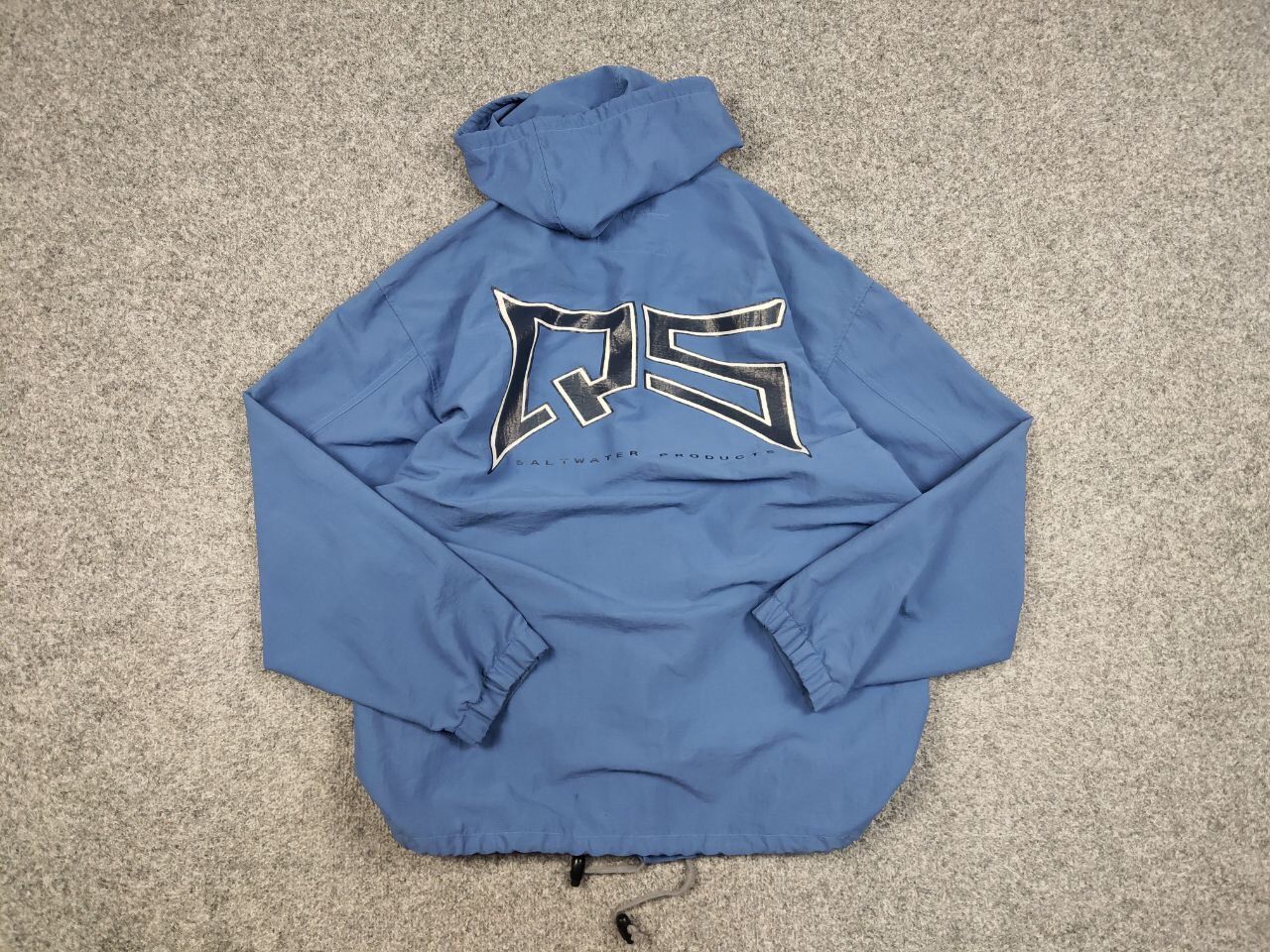 Quiksilver Vintage 90's Quiksilver Saltwater Light Blue big Logo Jacket Size US S / EU 44-46 / 1 - 7 Thumbnail