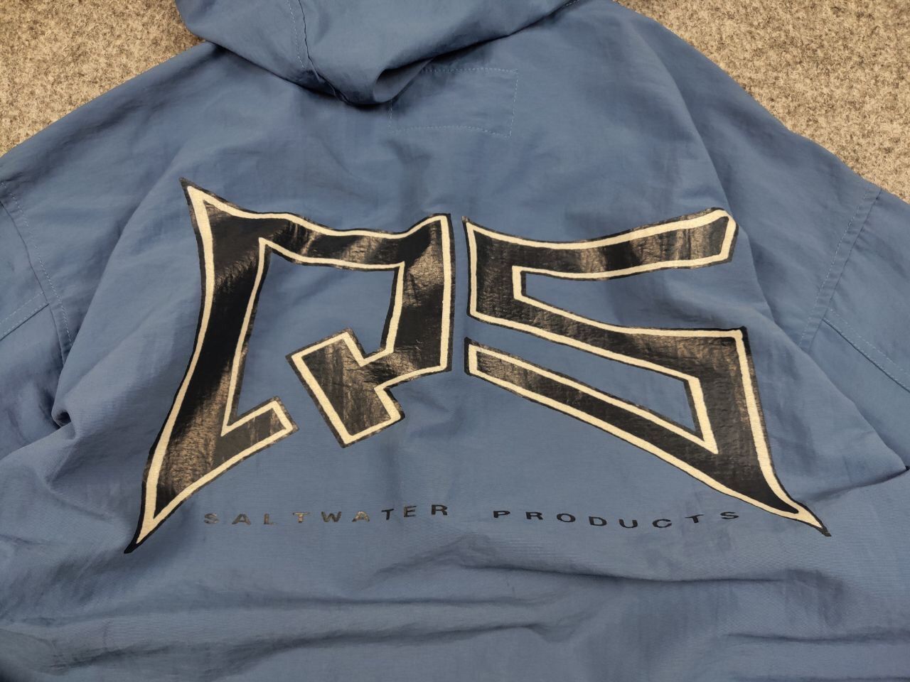 Quiksilver Vintage 90's Quiksilver Saltwater Light Blue big Logo Jacket Size US S / EU 44-46 / 1 - 8 Thumbnail