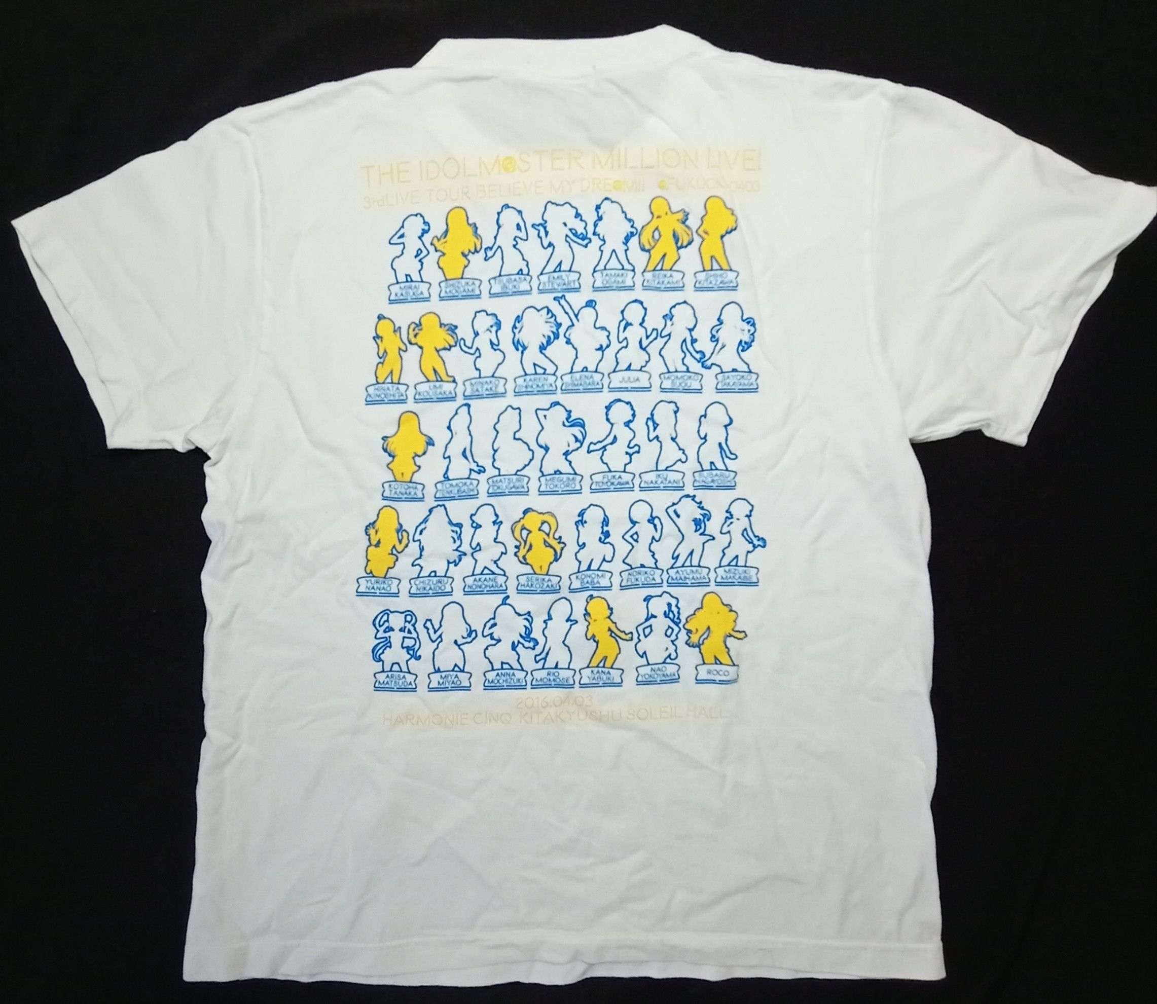 Anime THE IDOLMASTER million live shirt anime japan bandai Size US M / EU 48-50 / 2 - 2 Thumbnail