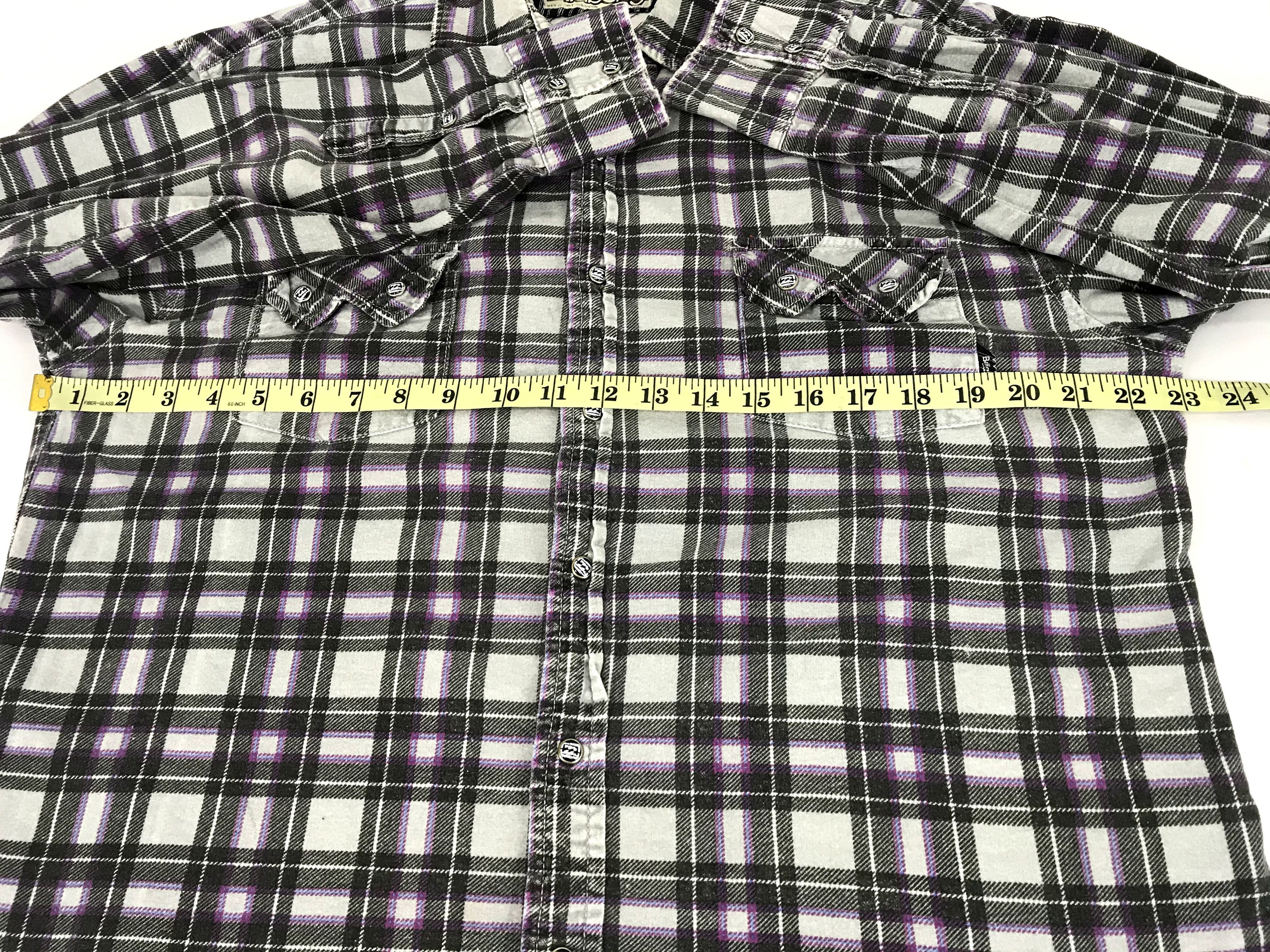 Billabong Vintage Style Billabong Western Flannel Shirt Snap Button Size US L / EU 52-54 / 3 - 9 Thumbnail