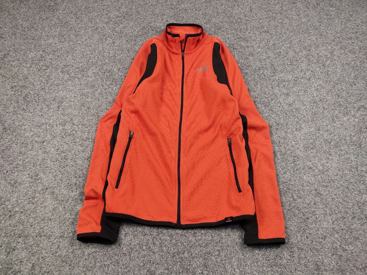 The North Face Vintage The North Face Polartec Light Orange Zip Jacket Size US M / EU 48-50 / 2 - 2 Thumbnail
