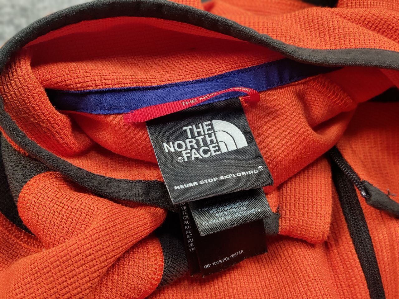 The North Face Vintage The North Face Polartec Light Orange Zip Jacket Size US M / EU 48-50 / 2 - 19 Thumbnail