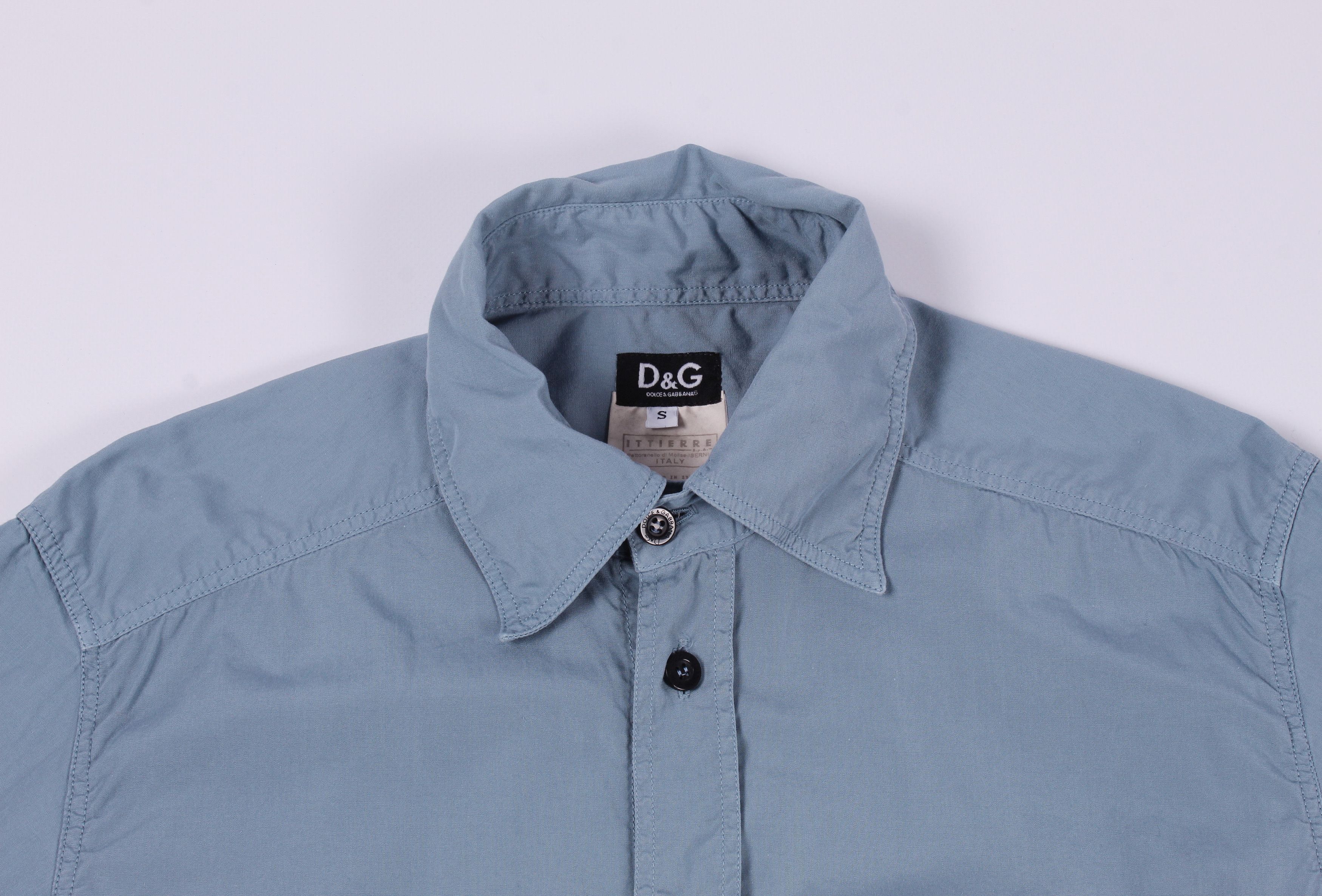 Dolce & Gabbana Dolce & Gabbana Vintage Tactical Style Shirt Size US S / EU 44-46 / 1 - 2 Thumbnail
