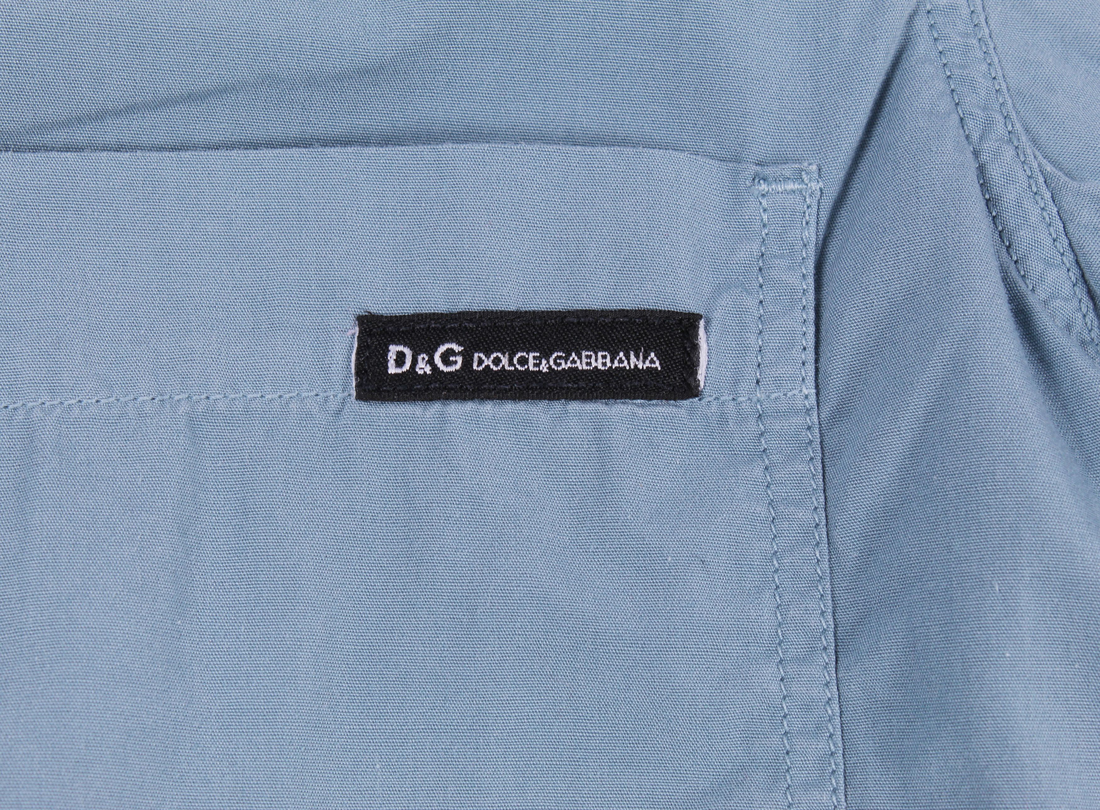 Dolce & Gabbana Dolce & Gabbana Vintage Tactical Style Shirt Size US S / EU 44-46 / 1 - 4 Thumbnail