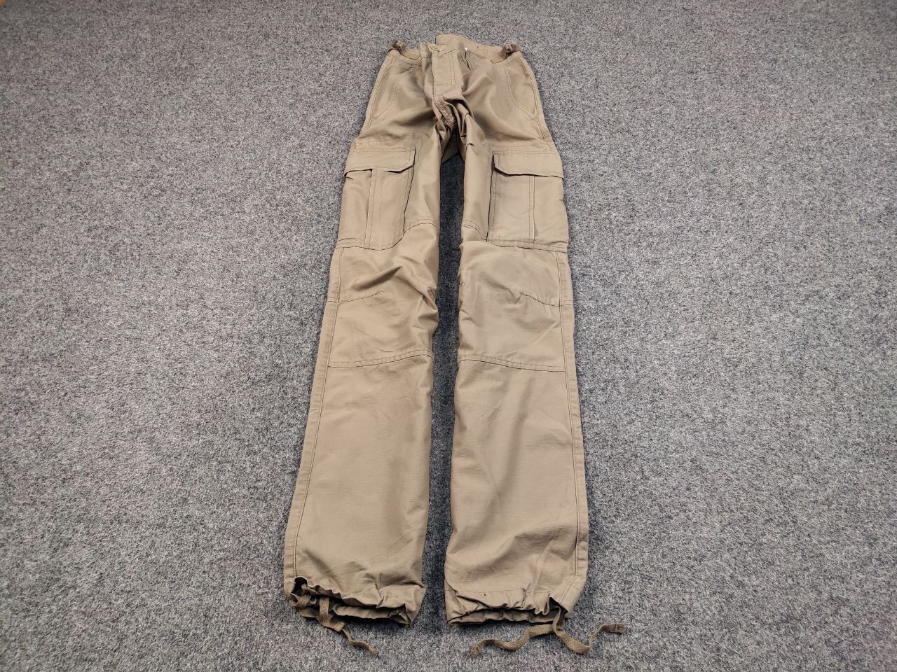 Japanese Brand Vintage 90's Military Ripstop Japan Beige Cargo Pants Size US 32 / EU 48 - 2 Thumbnail