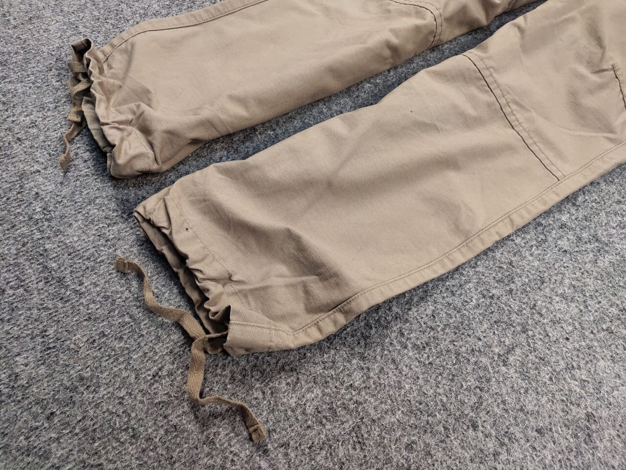 Japanese Brand Vintage 90's Military Ripstop Japan Beige Cargo Pants Size US 32 / EU 48 - 6 Thumbnail