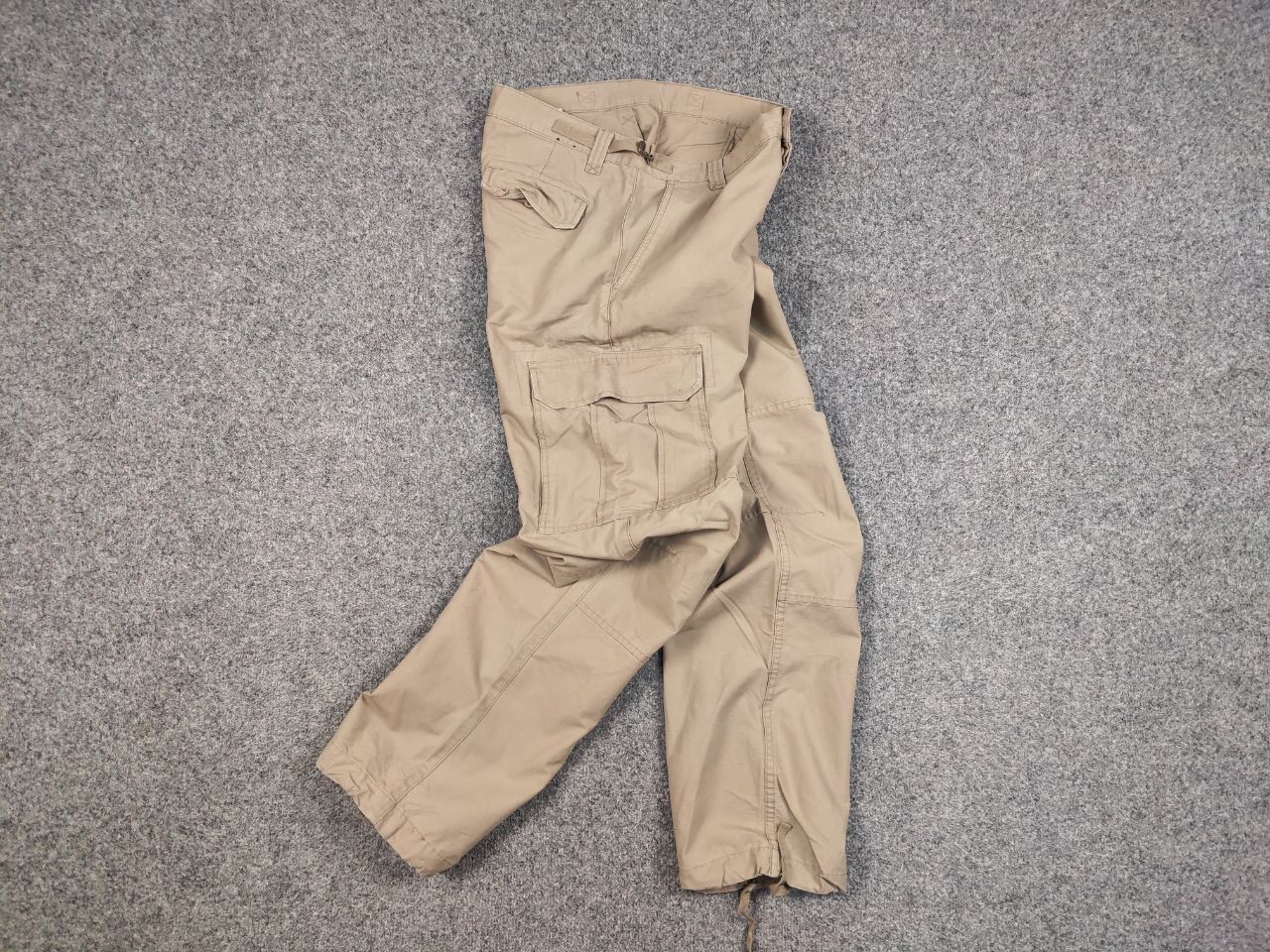 Japanese Brand Vintage 90's Military Ripstop Japan Beige Cargo Pants Size US 32 / EU 48 - 17 Thumbnail