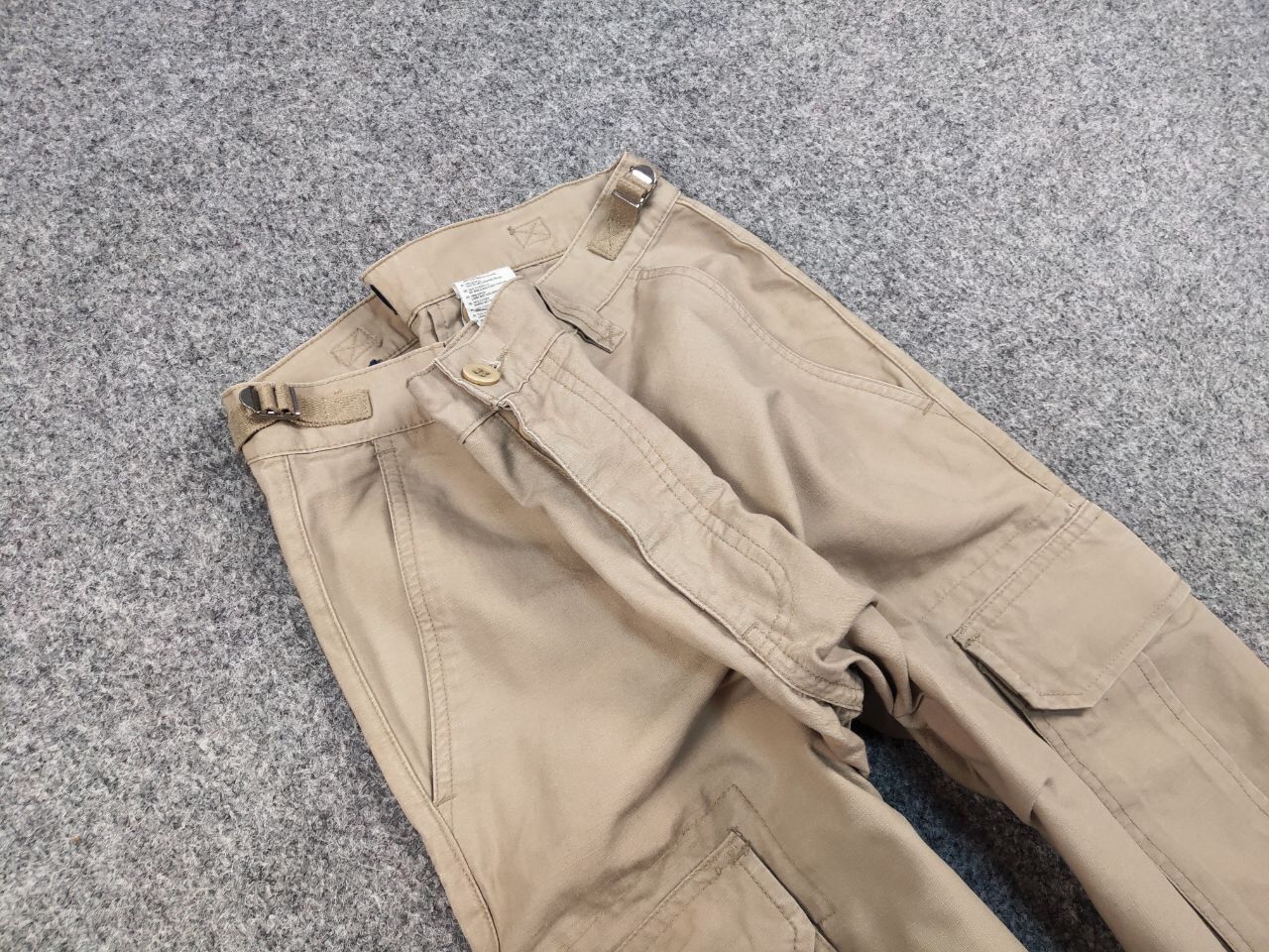Japanese Brand Vintage 90's Military Ripstop Japan Beige Cargo Pants Size US 32 / EU 48 - 11 Thumbnail