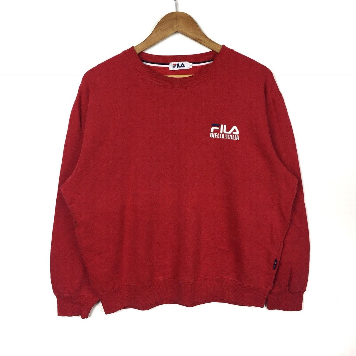 Fila biella italia Sweatshirt Crewneck small logo jumper
