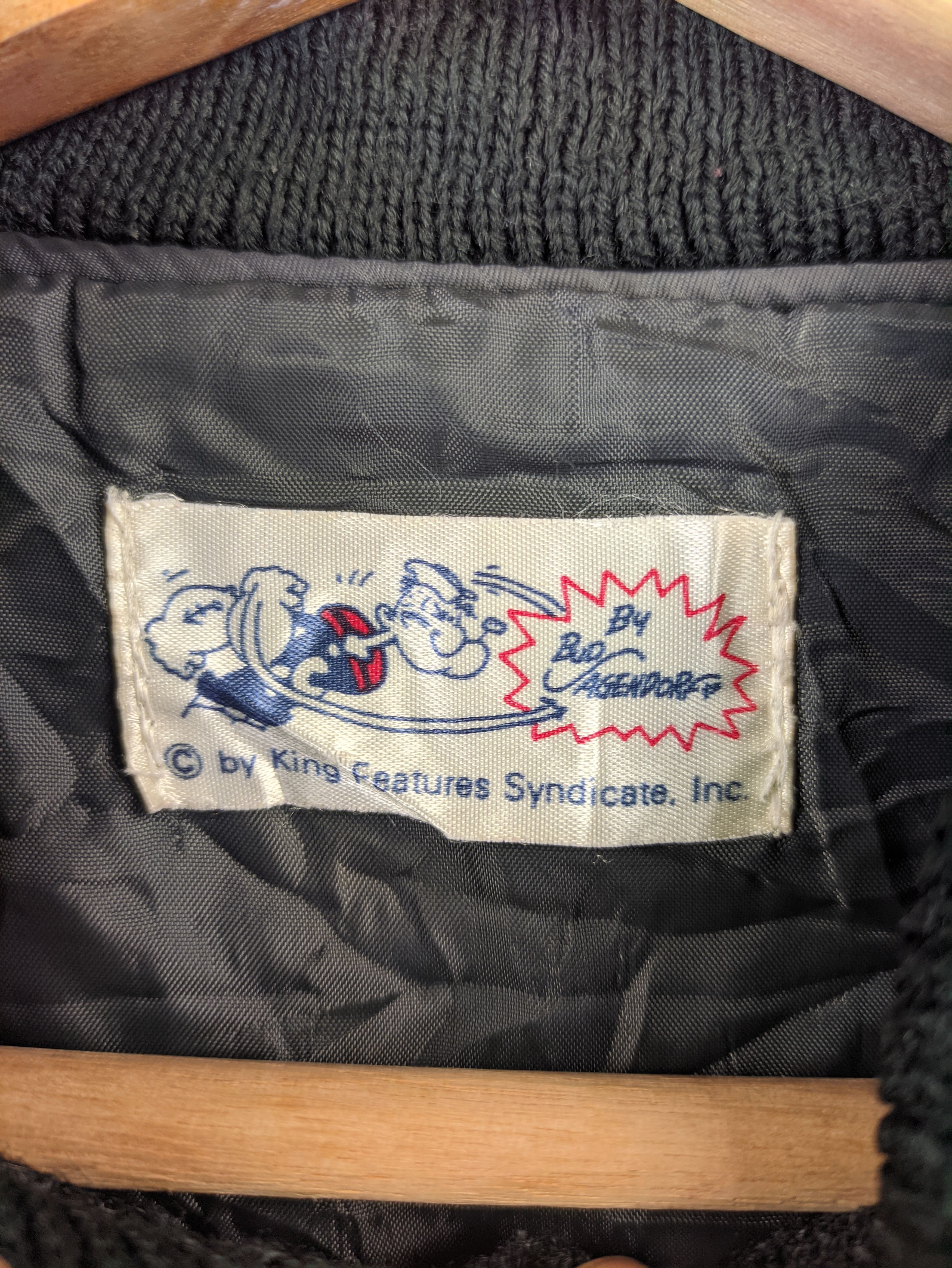 Cartoon Network Steals🔥Vintage Varsity Jacket Popeye for Kids Size US S / EU 44-46 / 1 - 3 Thumbnail