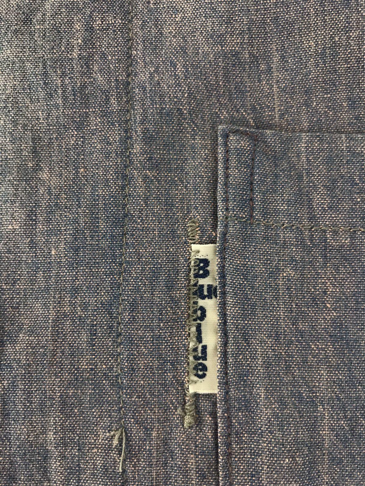 Blue Blue Japan Blue Blue Banch Market Indigo Denim Button Up Double Pocket Size US XL / EU 56 / 4 - 6 Thumbnail