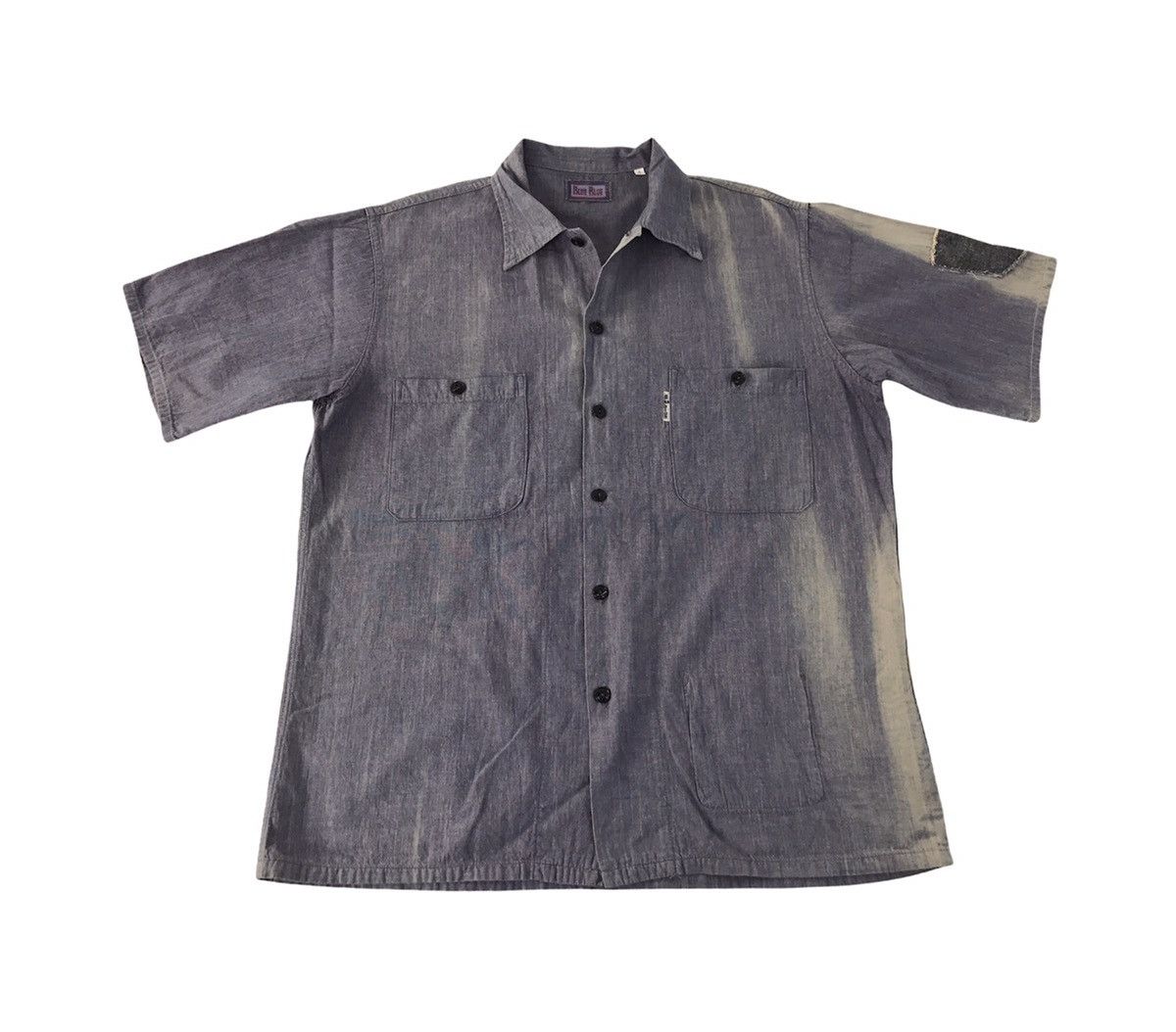 Blue Blue Japan Blue Blue Banch Market Indigo Denim Button Up Double Pocket Size US XL / EU 56 / 4 - 1 Thumbnail