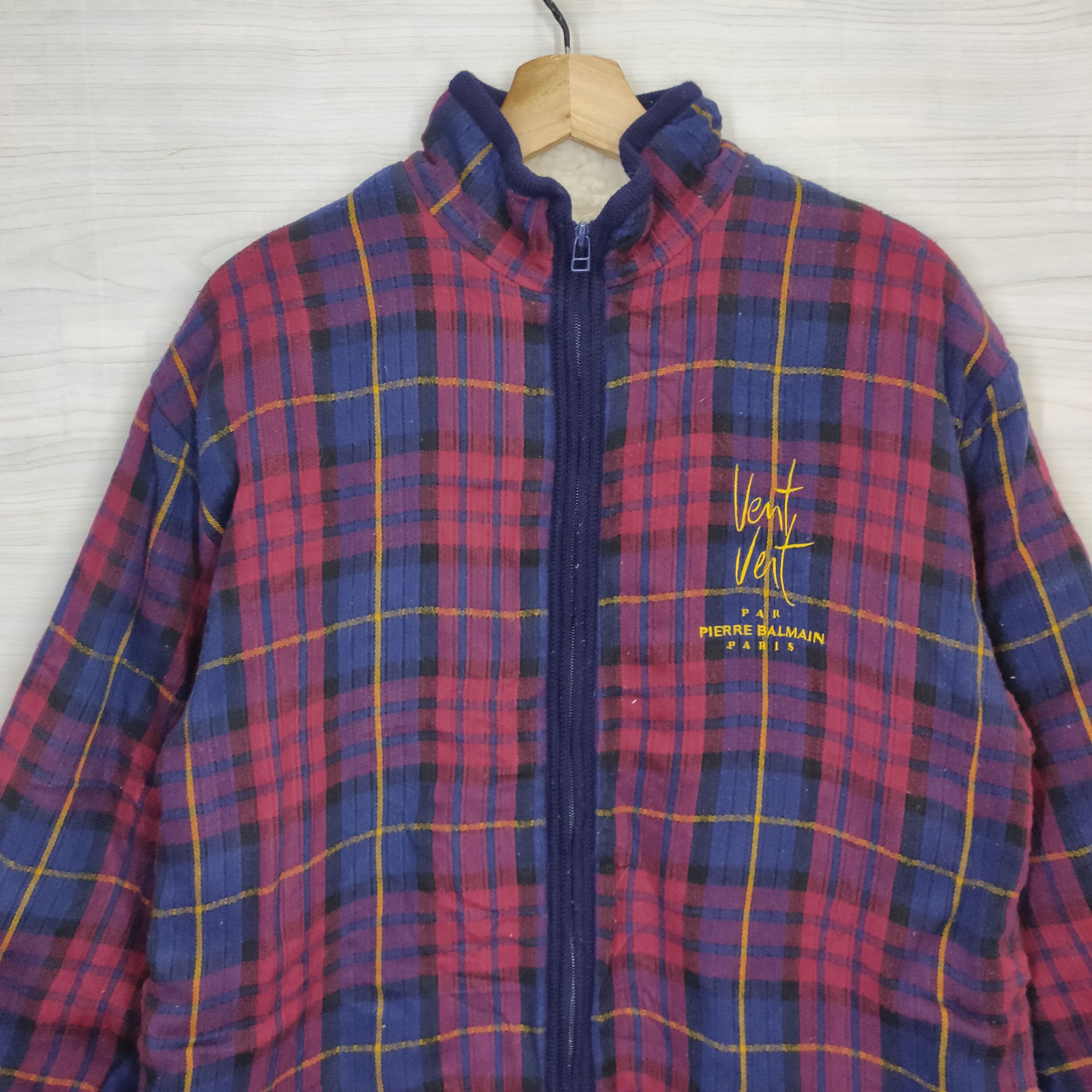 Balmain Vent Vert Pierre Balmain Paris Tartan Jacket Size US M / EU 48-50 / 2 - 4 Thumbnail