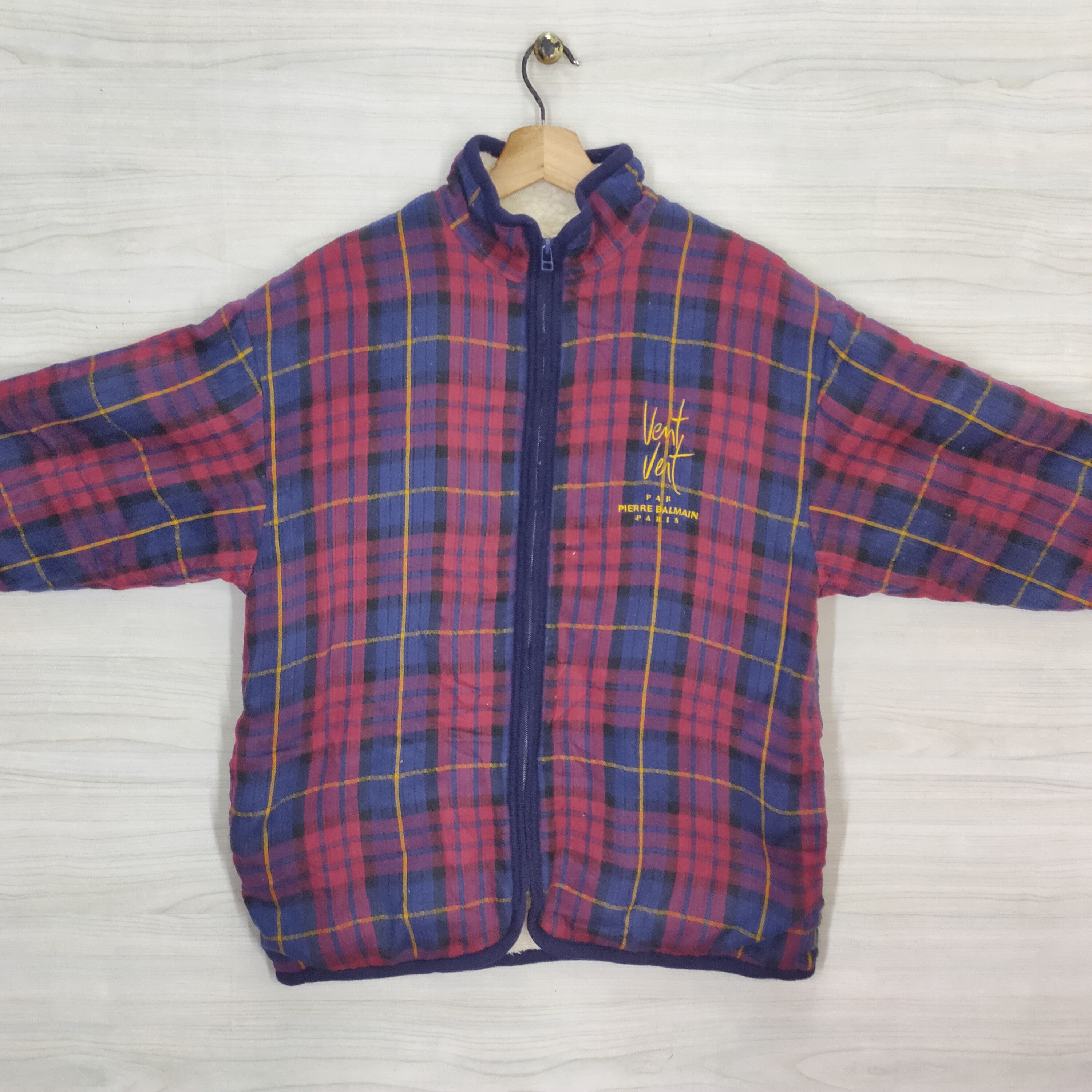 Balmain Vent Vert Pierre Balmain Paris Tartan Jacket Size US M / EU 48-50 / 2 - 2 Thumbnail
