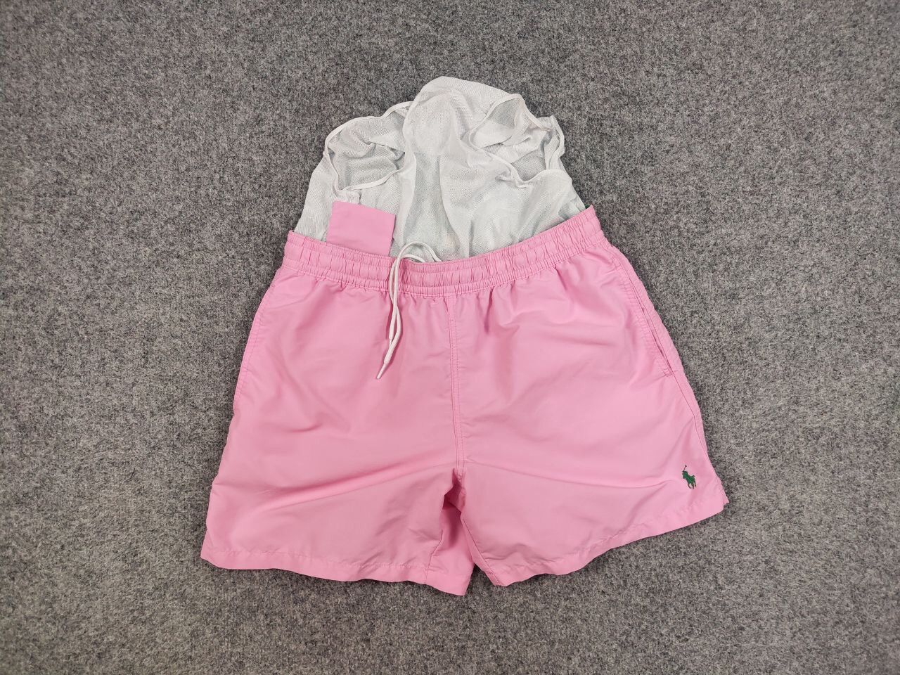 Polo Ralph Lauren Vintage Polo Ralph Lauren Pink Nylon Logo Casual Shorts Size US 34 / EU 50 - 8 Thumbnail