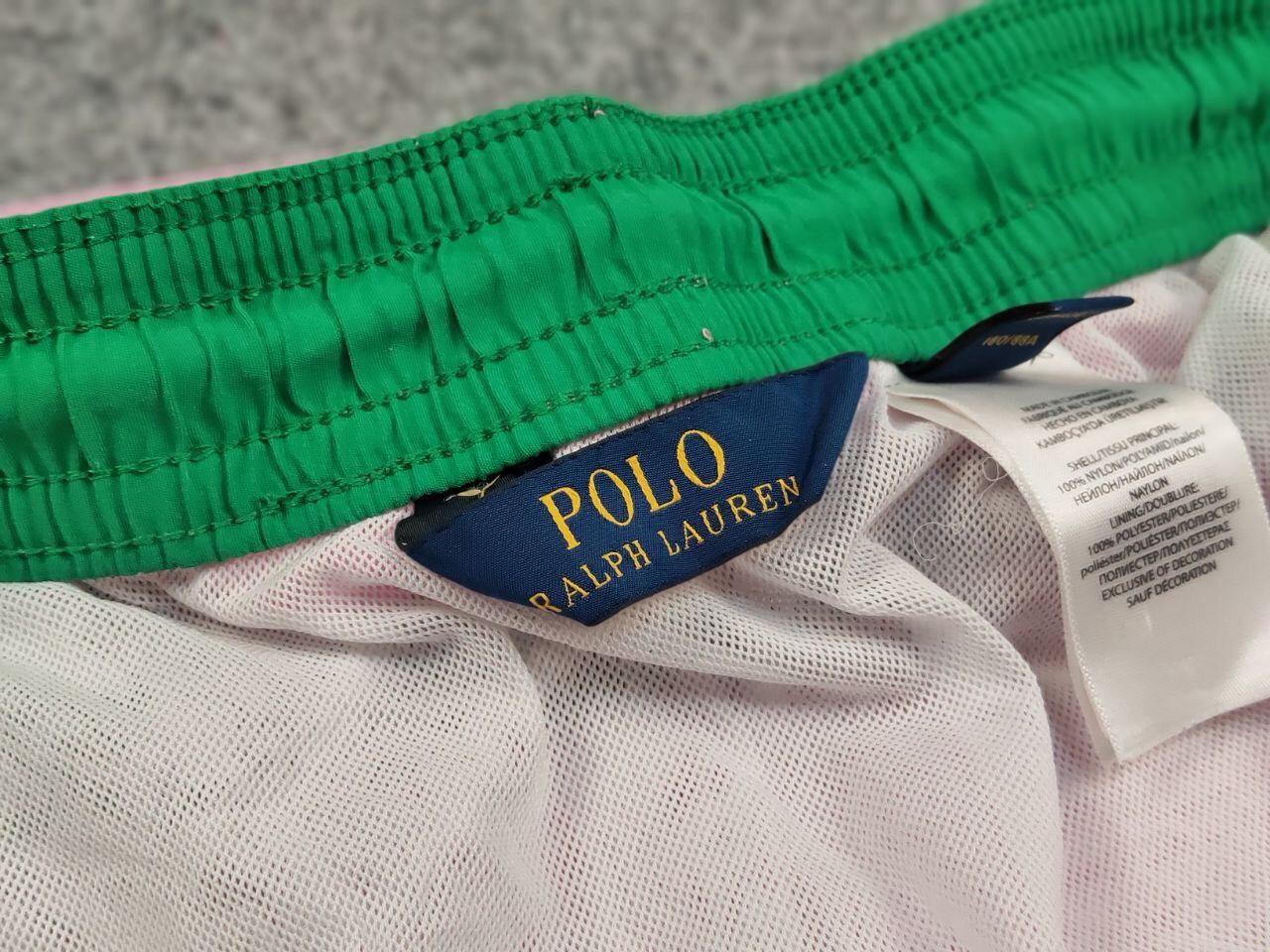 Polo Ralph Lauren Vintage Polo Ralph Lauren Pink Nylon Logo Casual Shorts Size US 34 / EU 50 - 9 Thumbnail