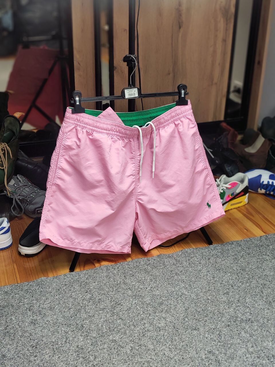 Polo Ralph Lauren Vintage Polo Ralph Lauren Pink Nylon Logo Casual Shorts Size US 34 / EU 50 - 11 Thumbnail