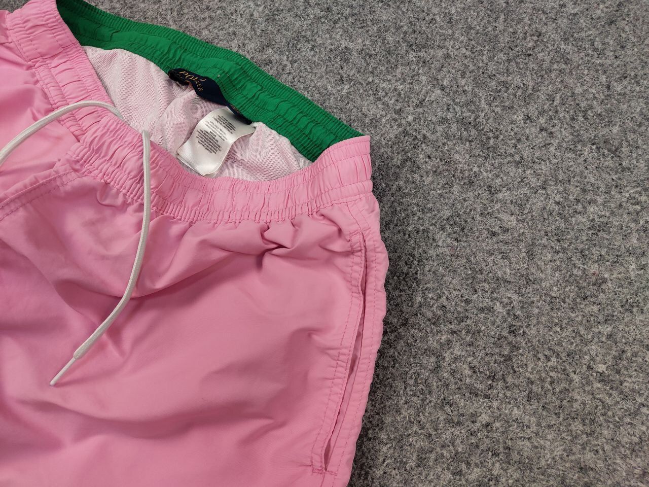 Polo Ralph Lauren Vintage Polo Ralph Lauren Pink Nylon Logo Casual Shorts Size US 34 / EU 50 - 15 Thumbnail