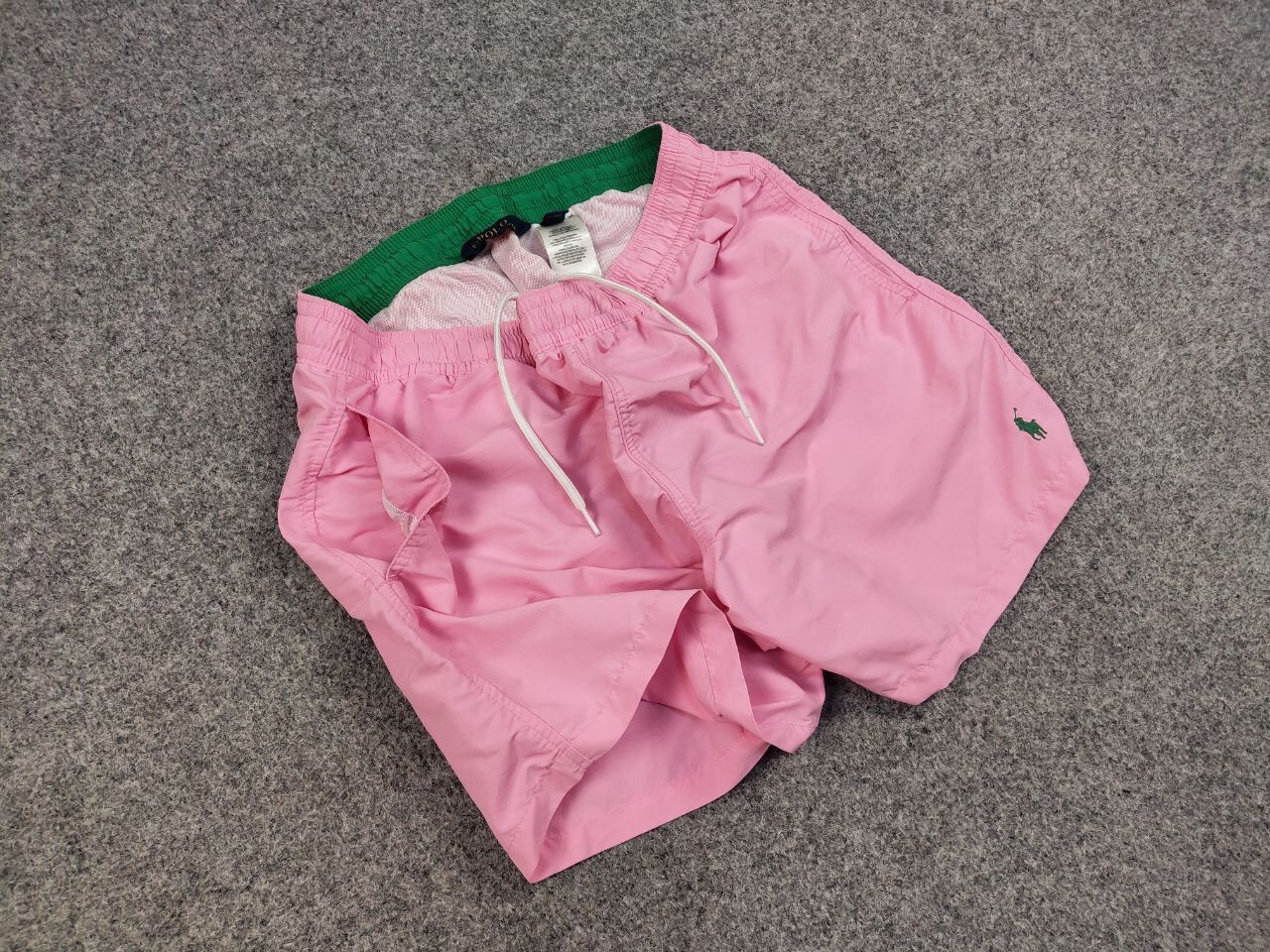 Polo Ralph Lauren Vintage Polo Ralph Lauren Pink Nylon Logo Casual Shorts Size US 34 / EU 50 - 2 Thumbnail