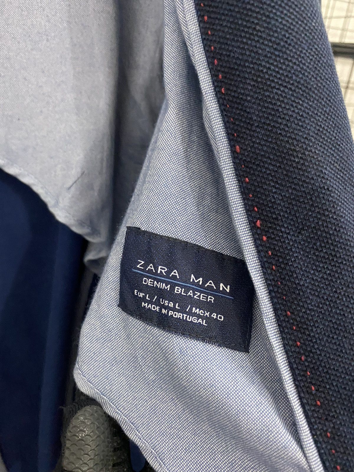 Denime × Zara ZARA MAN DENIM BLAZER Size US L / EU 52-54 / 3 - 6 Thumbnail