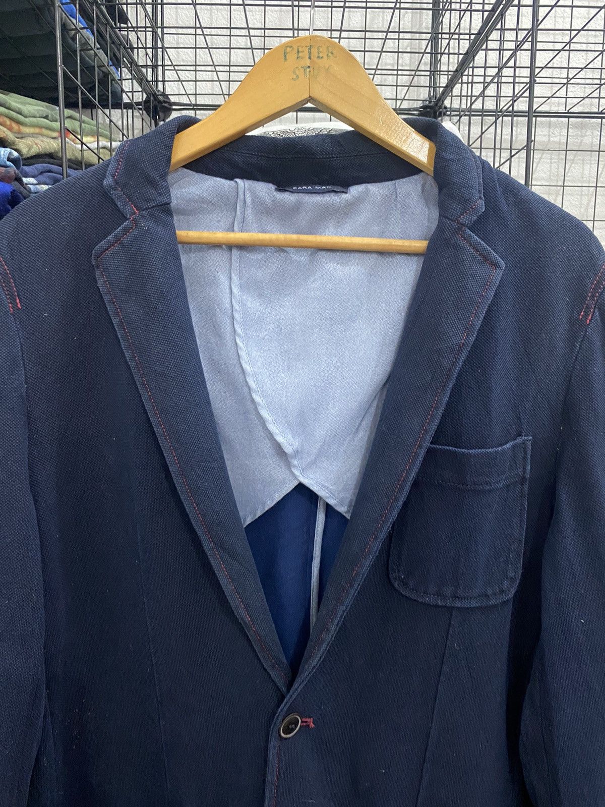 Denime × Zara ZARA MAN DENIM BLAZER Size US L / EU 52-54 / 3 - 4 Thumbnail