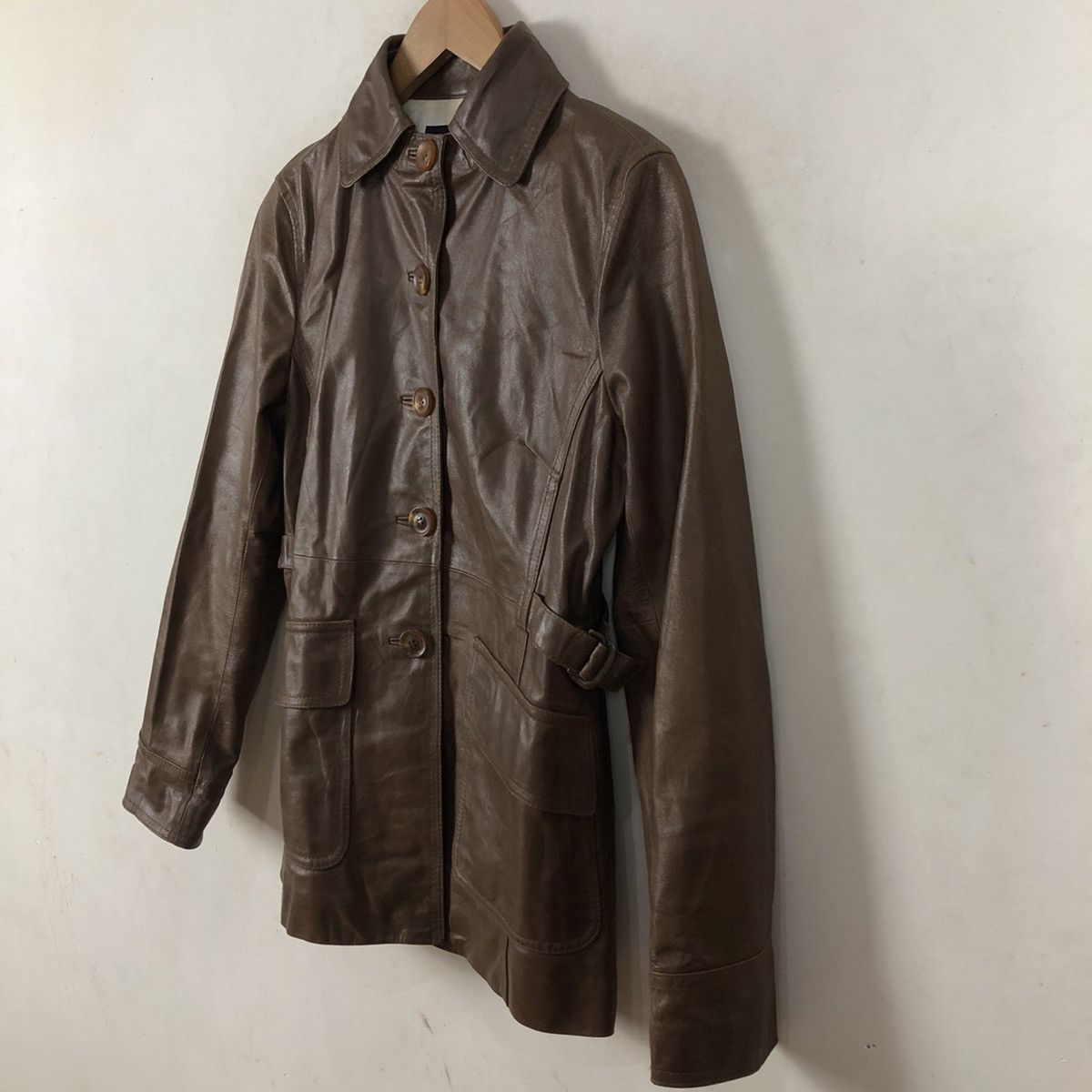 Japanese Brand SOFT LEATHER JACKET MACHPEE TOMORROWLAND Size US M / EU 48-50 / 2 - 4 Thumbnail