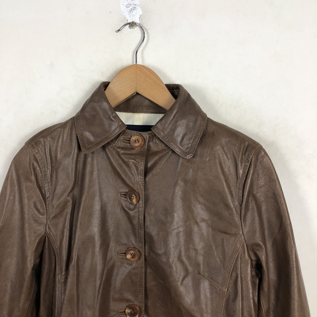 Japanese Brand SOFT LEATHER JACKET MACHPEE TOMORROWLAND Size US M / EU 48-50 / 2 - 2 Thumbnail