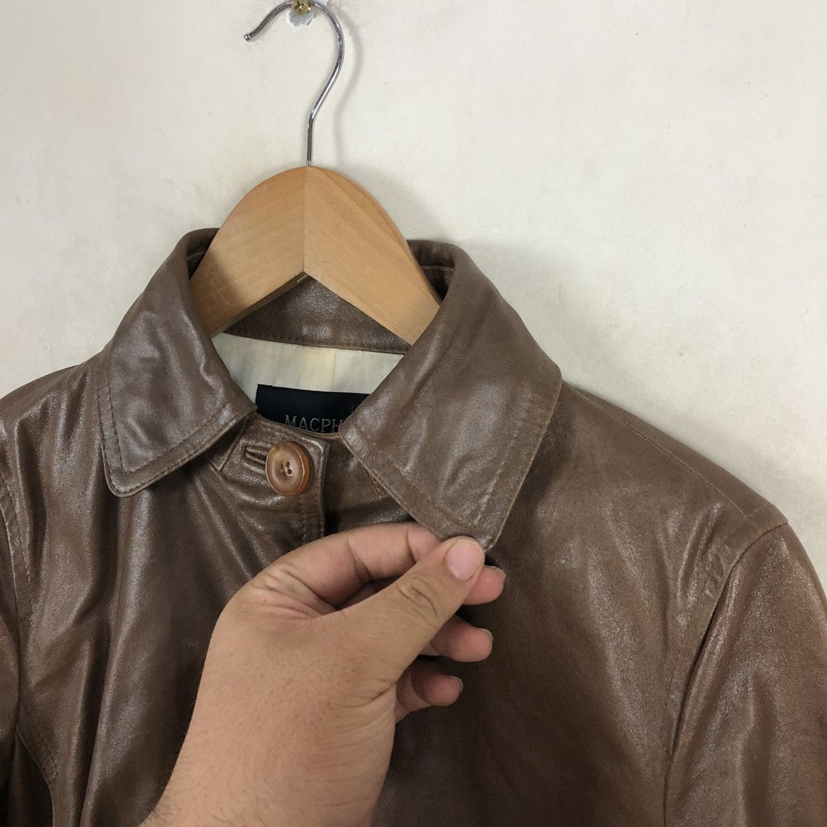 Japanese Brand SOFT LEATHER JACKET MACHPEE TOMORROWLAND Size US M / EU 48-50 / 2 - 6 Thumbnail
